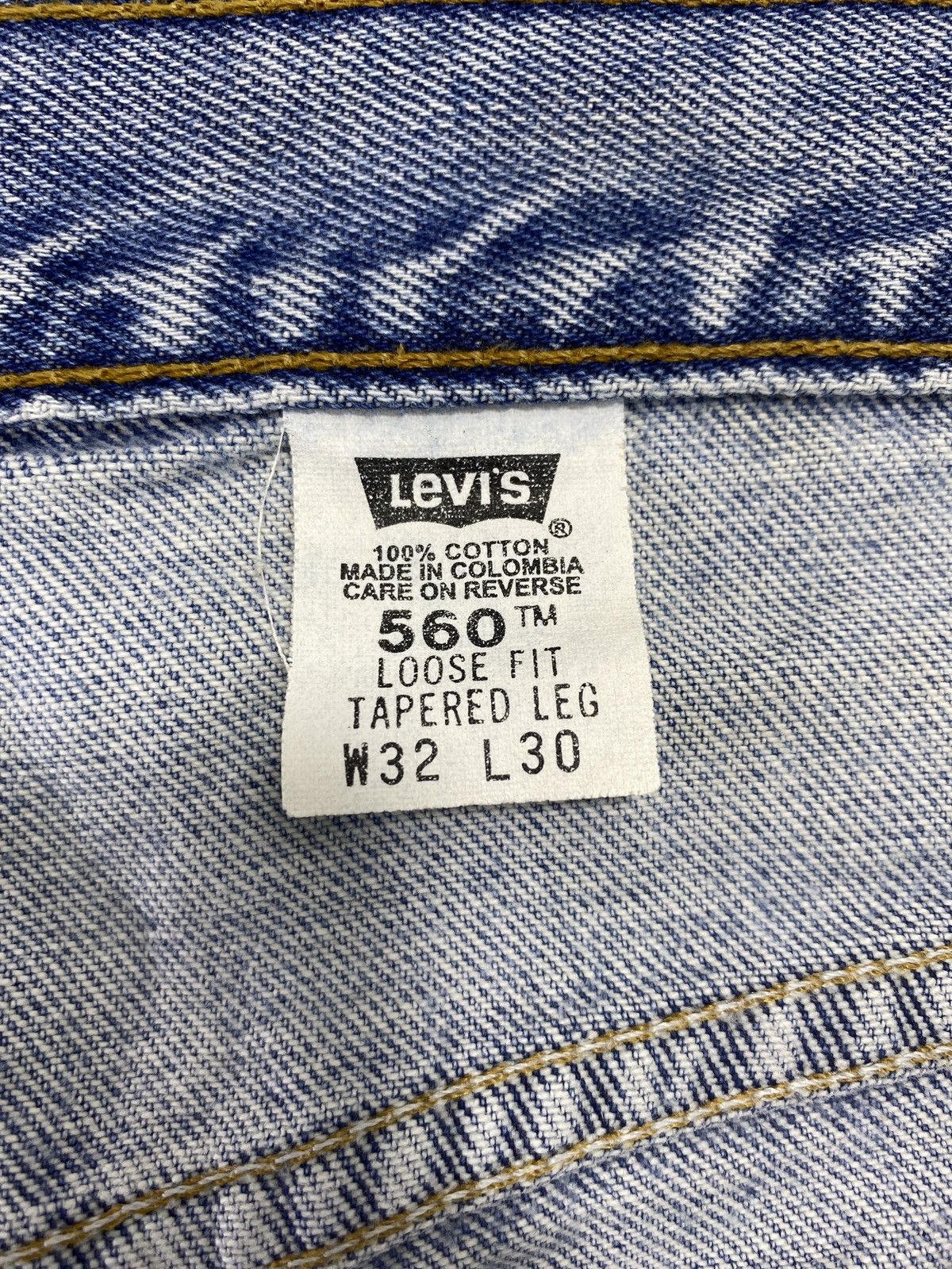 Levi's VINTAGE LEVI'S 560 BLUE WASH JEANS-J529 Size US 32 / EU 48 - 7 Thumbnail