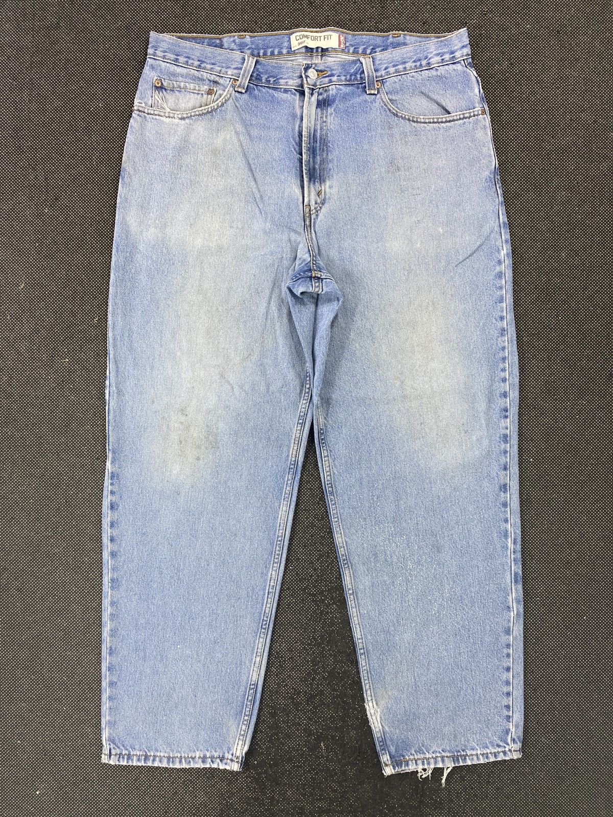 Levi's VINTAGE LEVIS 560 BLUE WASH JEANS-J530 Size US 39 - 1 Thumbnail