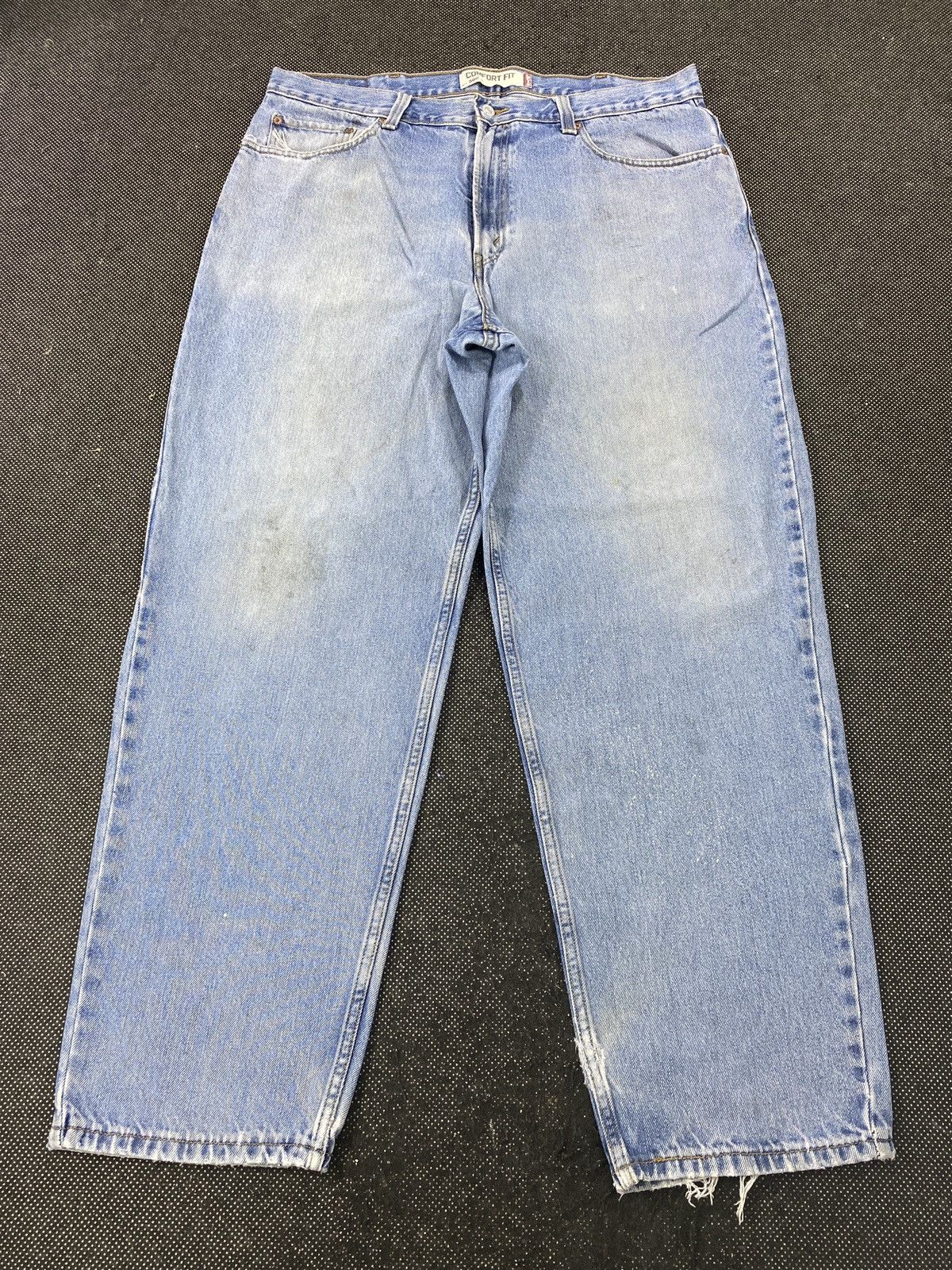 Levi's VINTAGE LEVIS 560 BLUE WASH JEANS-J530 Size US 39 - 2 Thumbnail