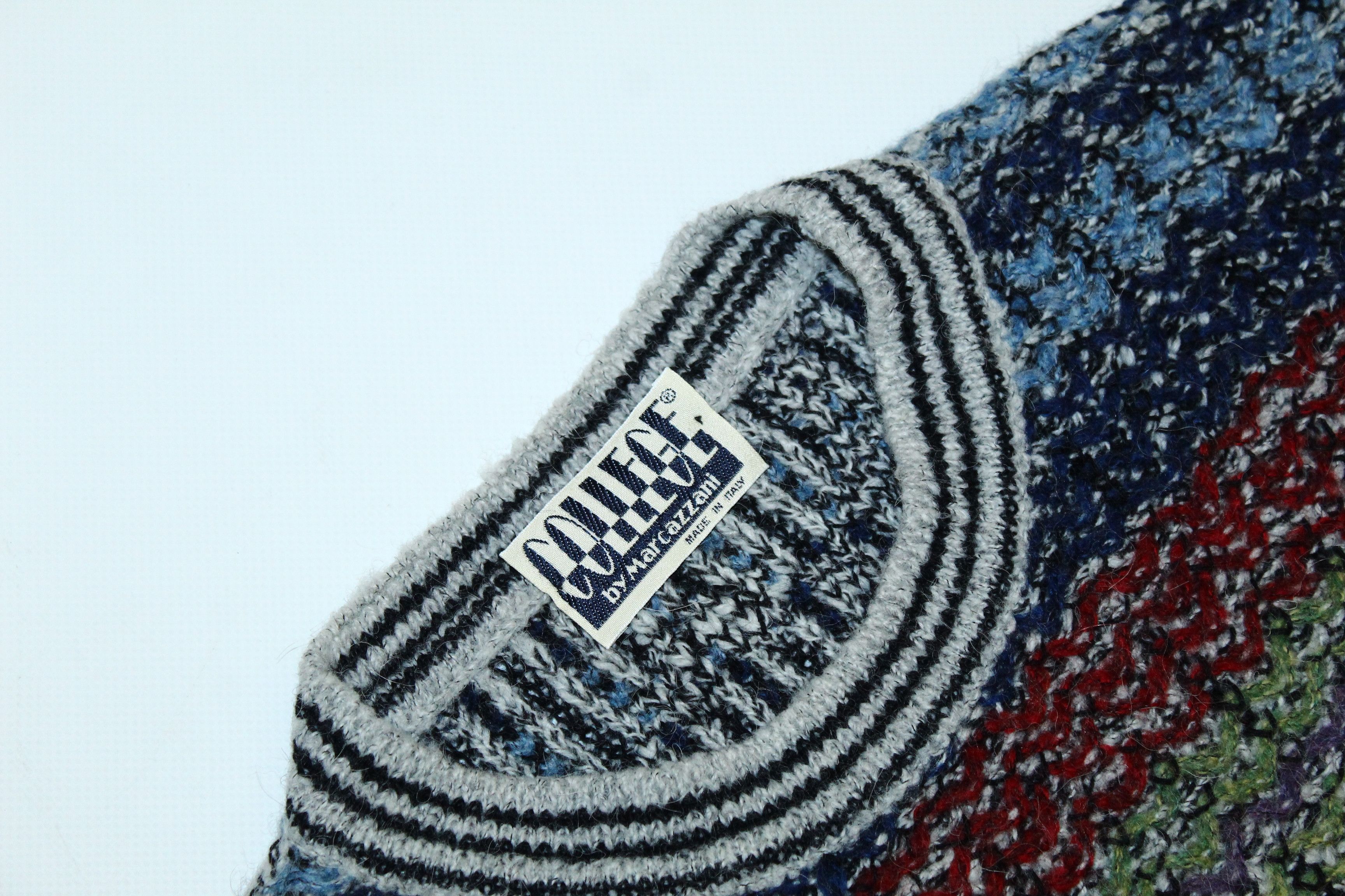 Missoni 💥VTG Marcazzani coloured intarsia Crew Sweater Size US S / EU 44-46 / 1 - 2 Thumbnail