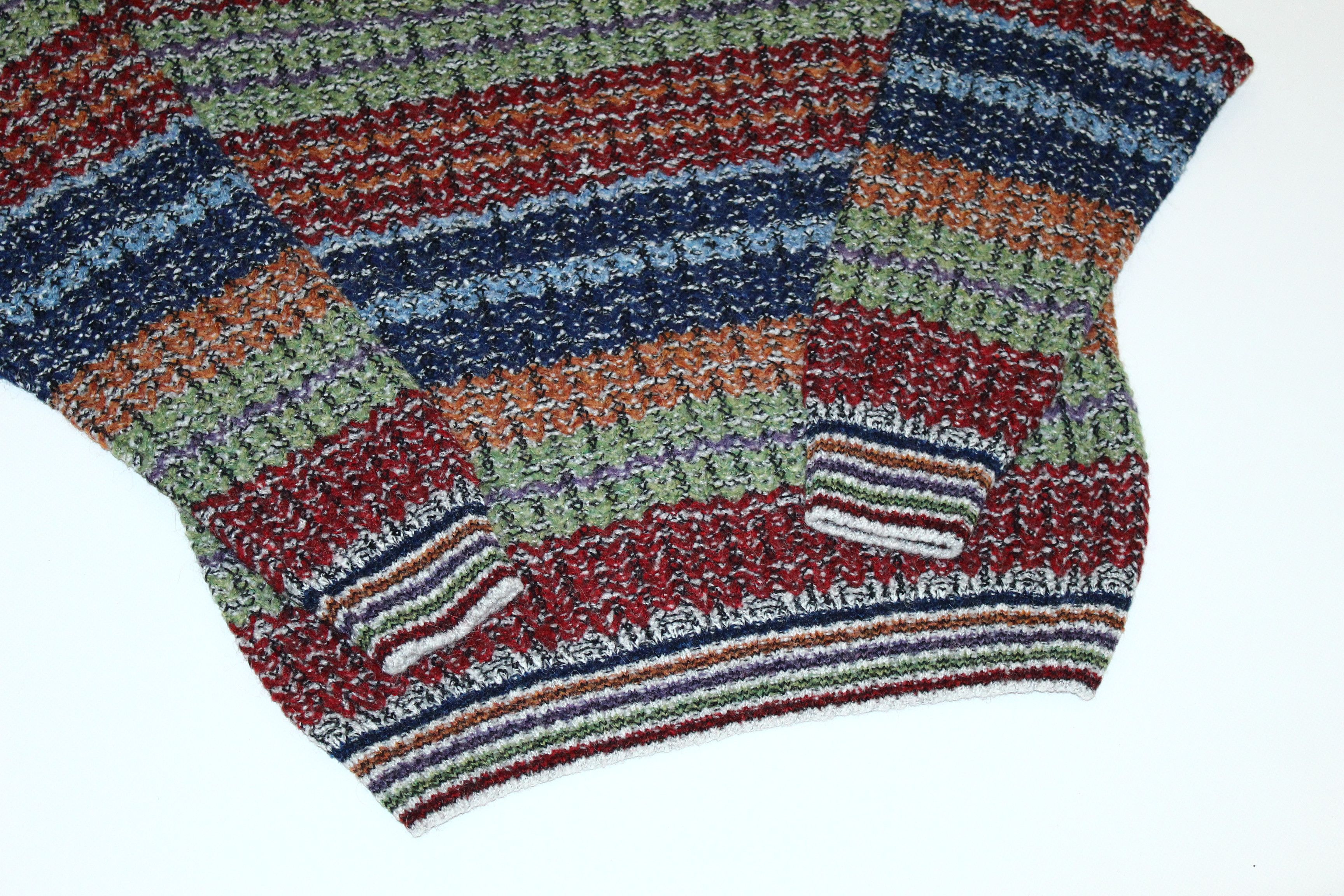 Missoni 💥VTG Marcazzani coloured intarsia Crew Sweater Size US S / EU 44-46 / 1 - 5 Thumbnail