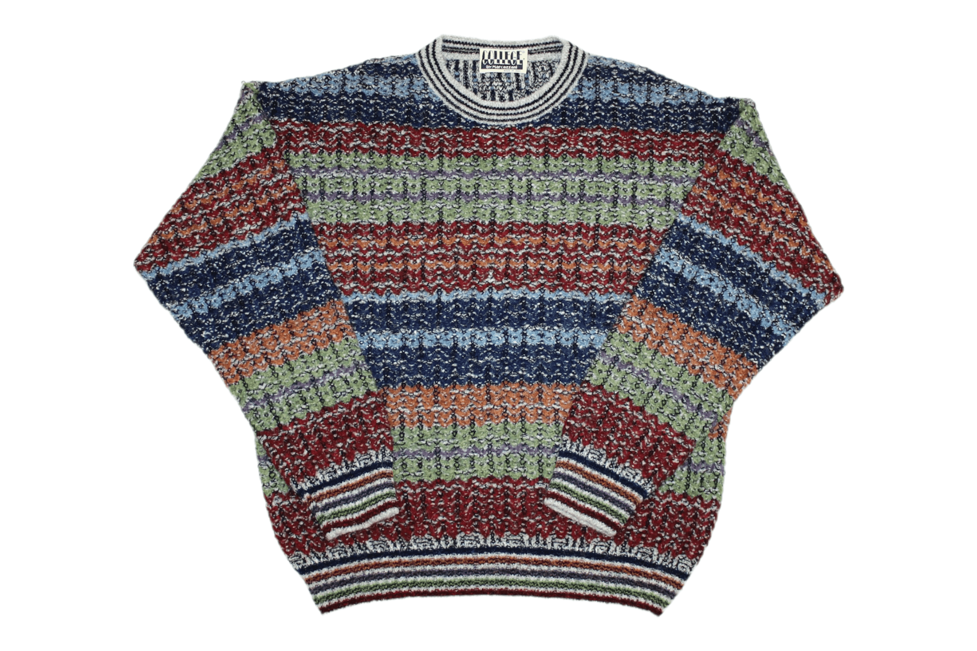 Missoni 💥VTG Marcazzani coloured intarsia Crew Sweater Size US S / EU 44-46 / 1 - 1 Thumbnail