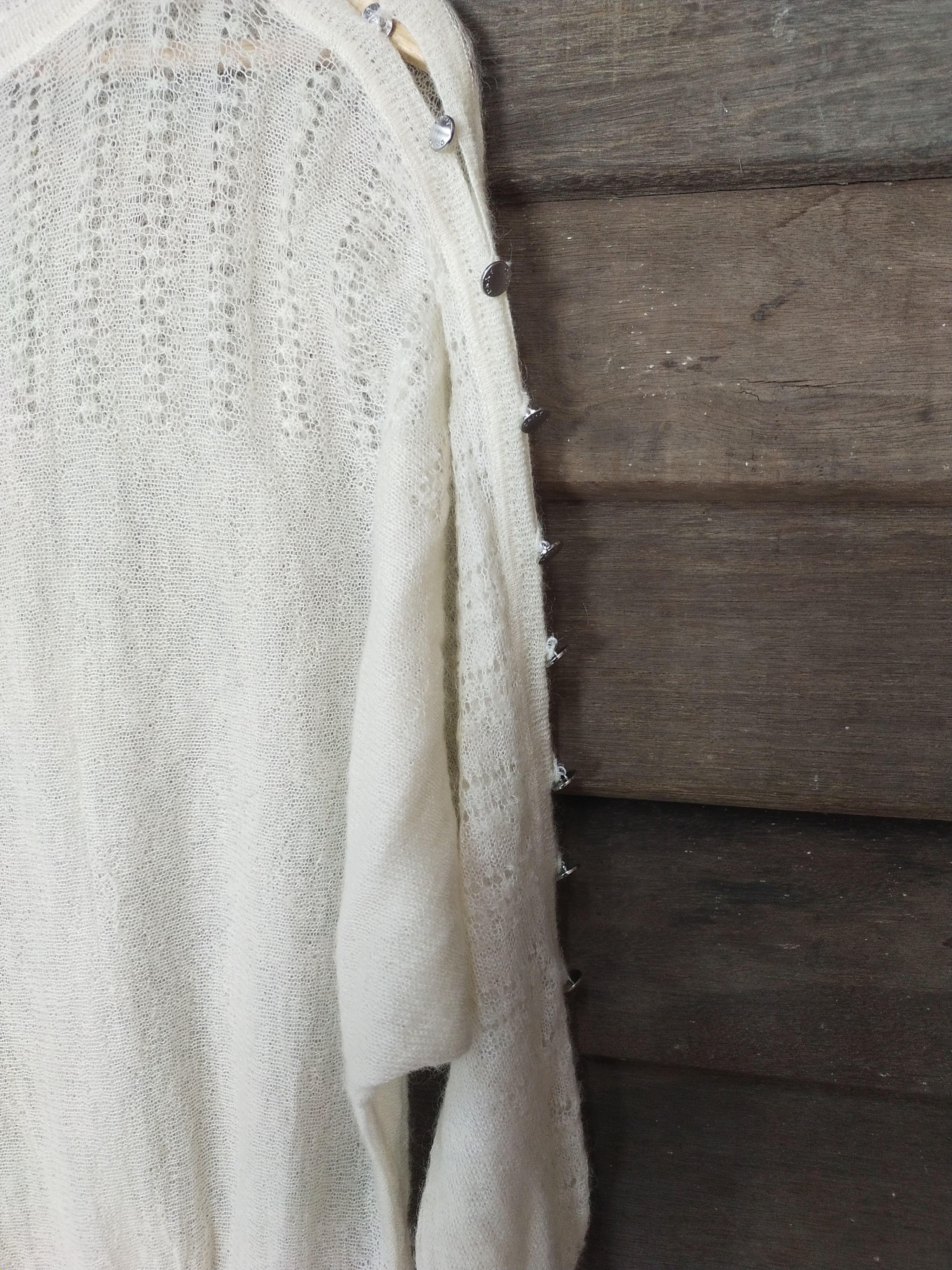 Donna Karan × Japanese Brand Donna Karan New York cream knitwear #S223 Size S / US 4 / IT 40 - 4 Thumbnail