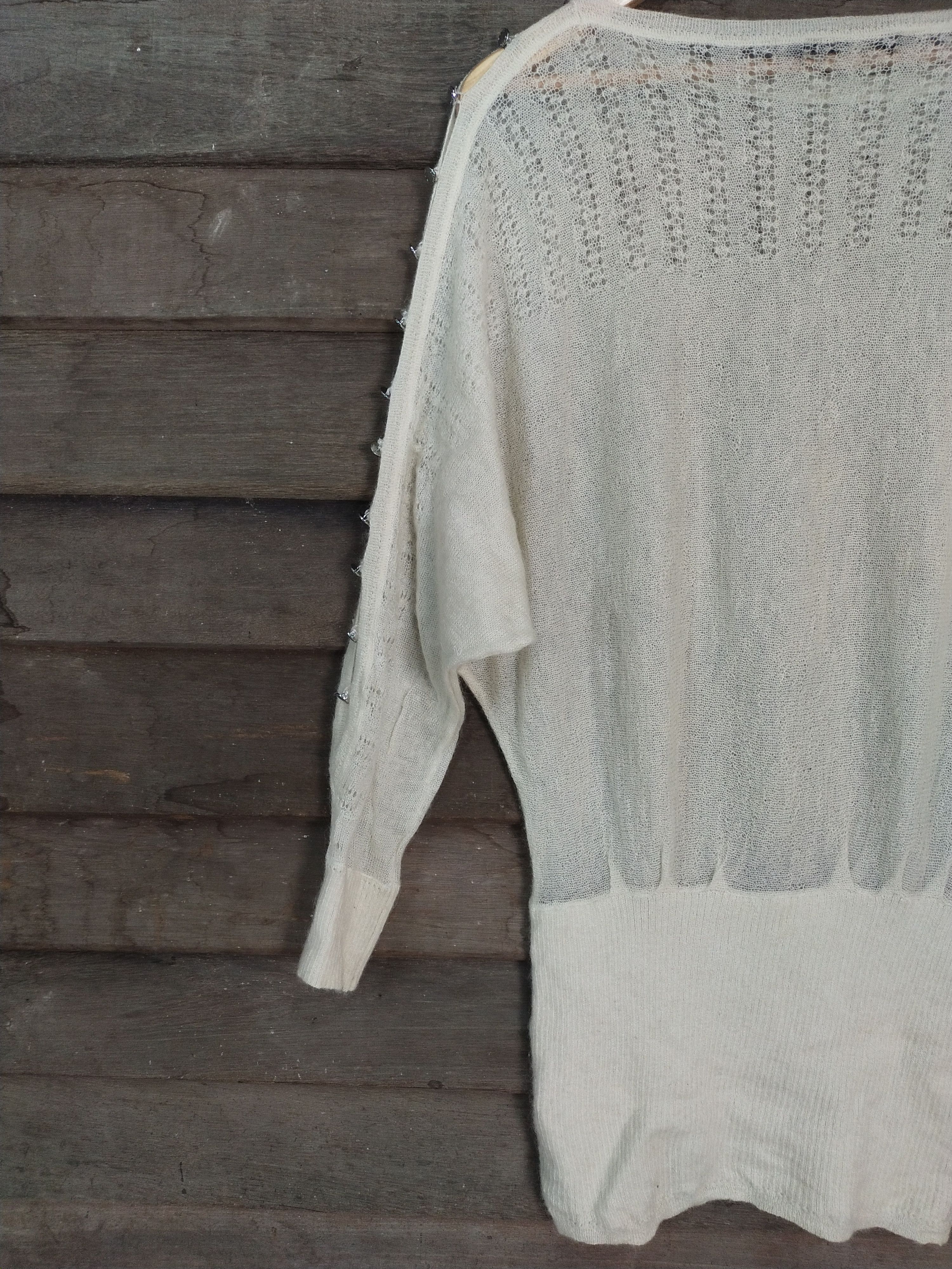 Donna Karan × Japanese Brand Donna Karan New York cream knitwear #S223 Size S / US 4 / IT 40 - 11 Thumbnail