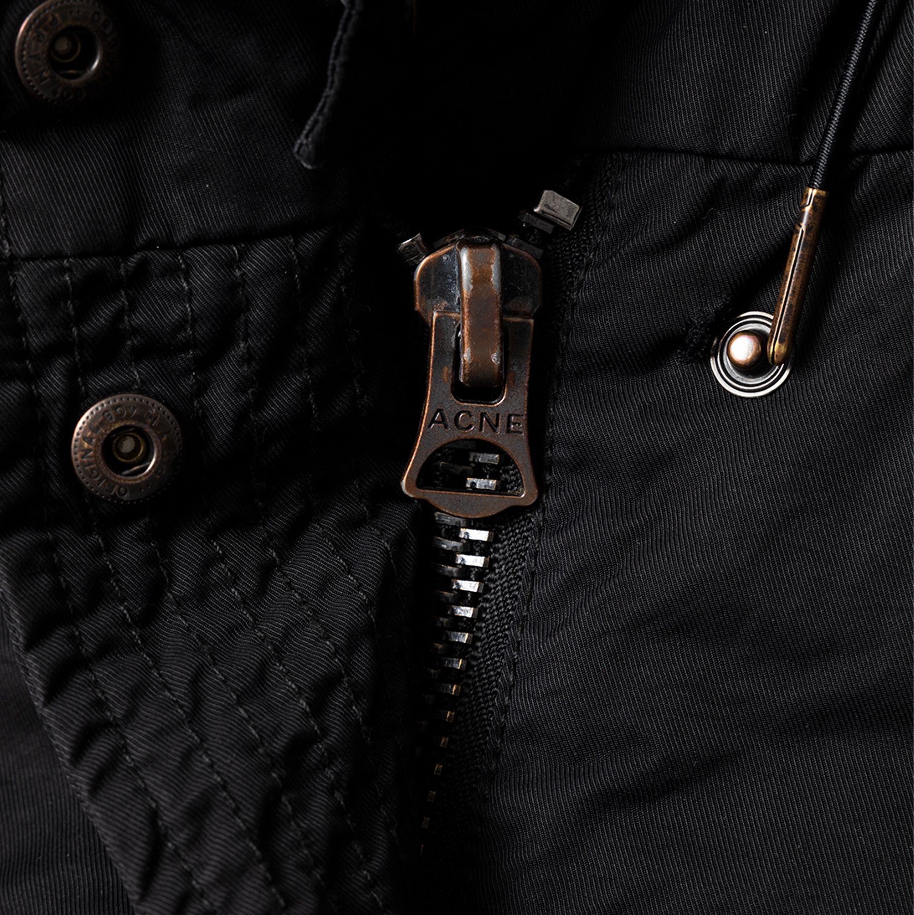 Acne Studios ACNE STUDIOS New Powder Parka Paw14 Bomber Black $1,000+ Size XS / US 0-2 / IT 36-38 - 6 Thumbnail