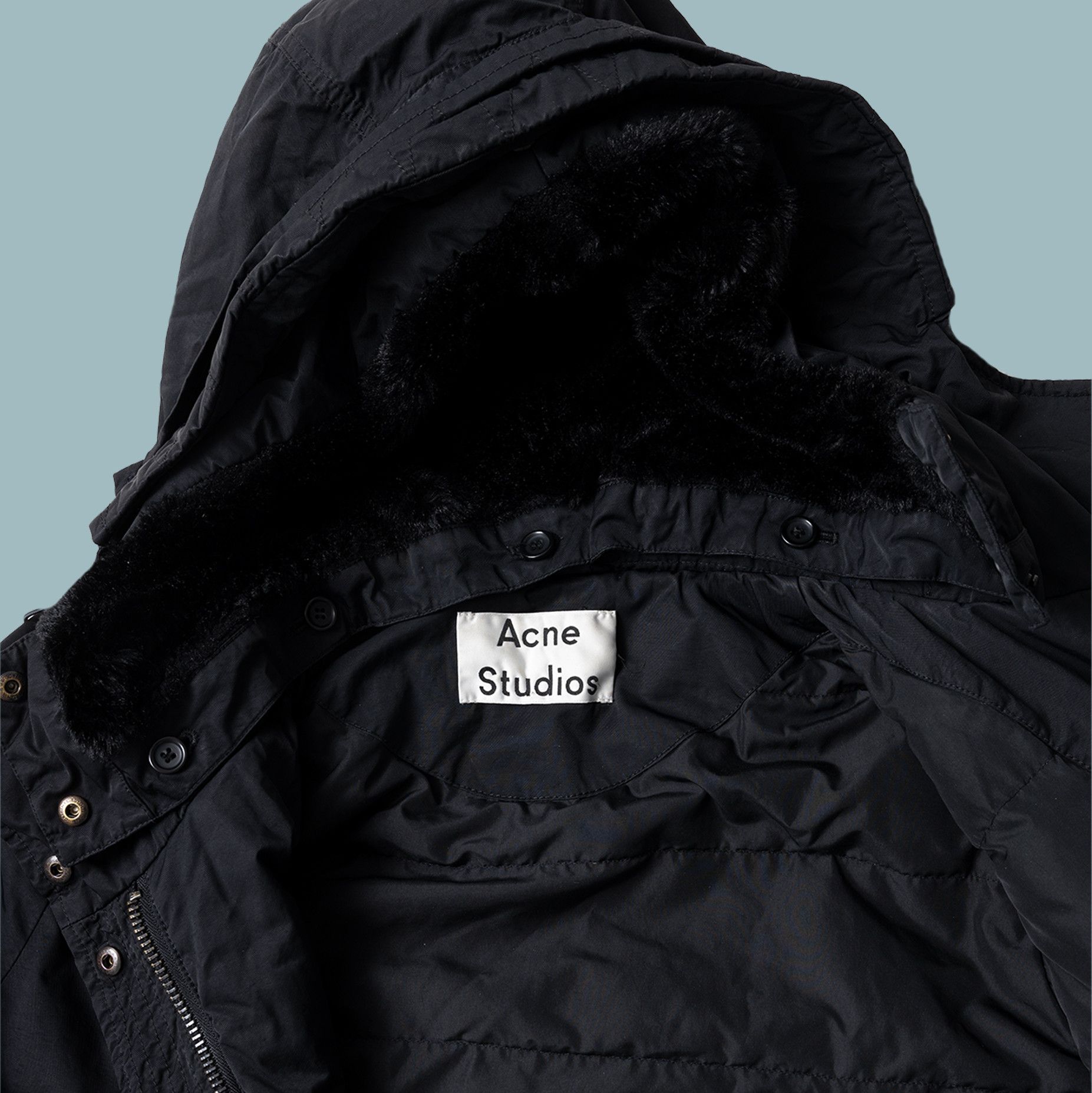 Acne Studios ACNE STUDIOS New Powder Parka Paw14 Bomber Black $1,000+ Size XS / US 0-2 / IT 36-38 - 5 Thumbnail