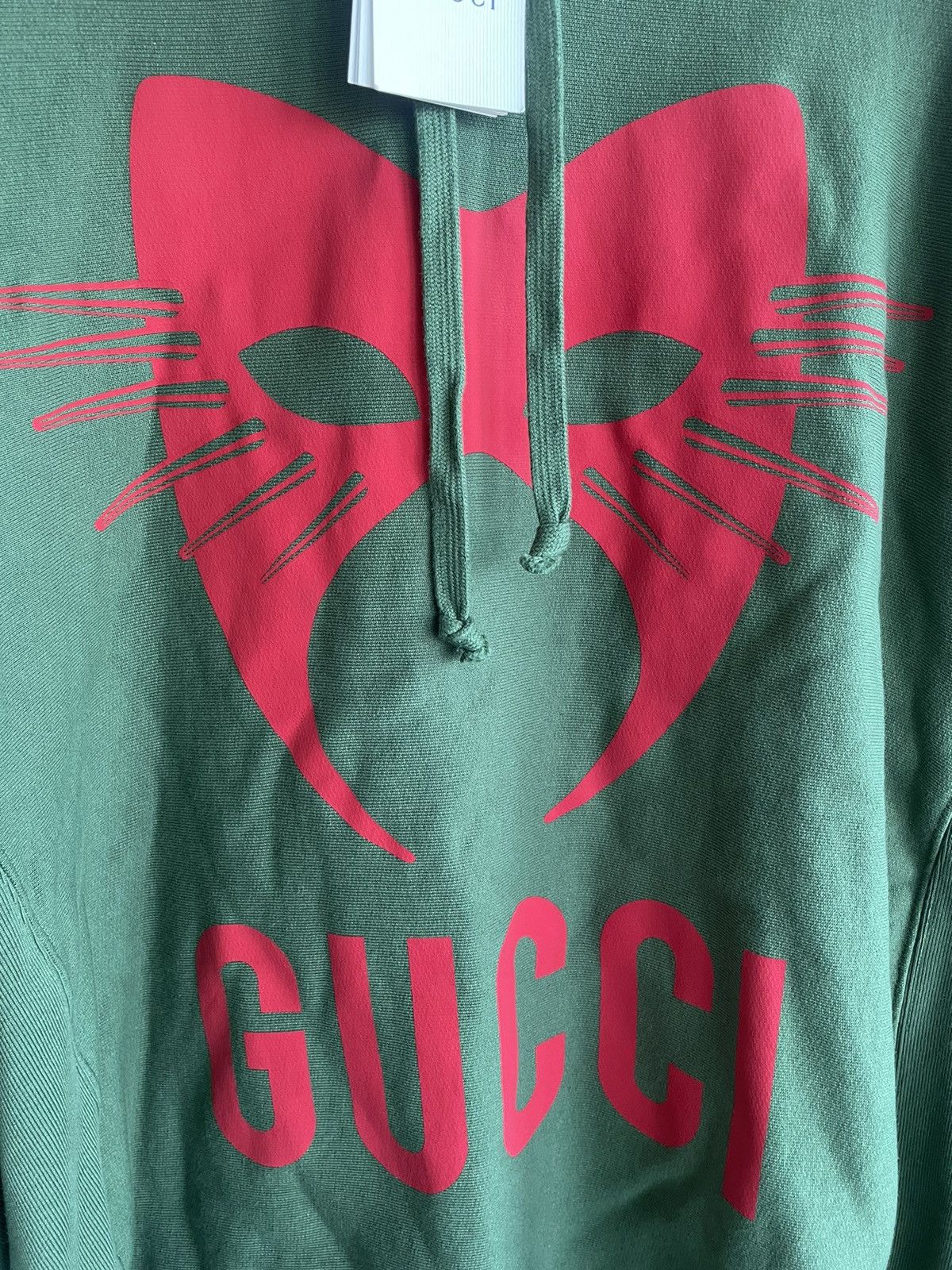 Gucci Rare Brand New Limited Super Runway Gucci Logo Heavy Hoodie Size US XXL / EU 58 / 5 - 20 Thumbnail