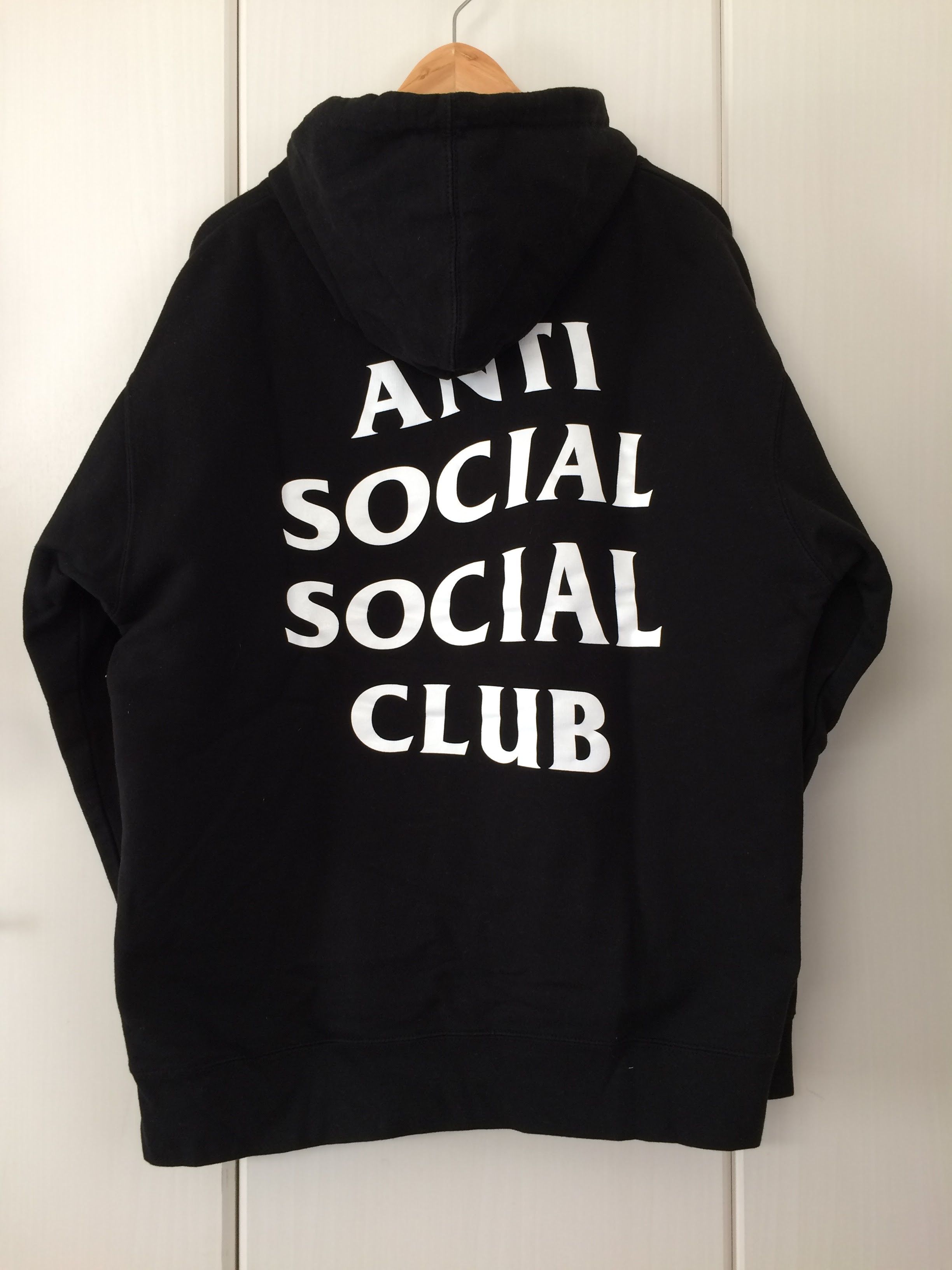 Anti Social Social Club 1st ASSC Mind Games Hoodie Black hooded pullover sweatshirt Grailed