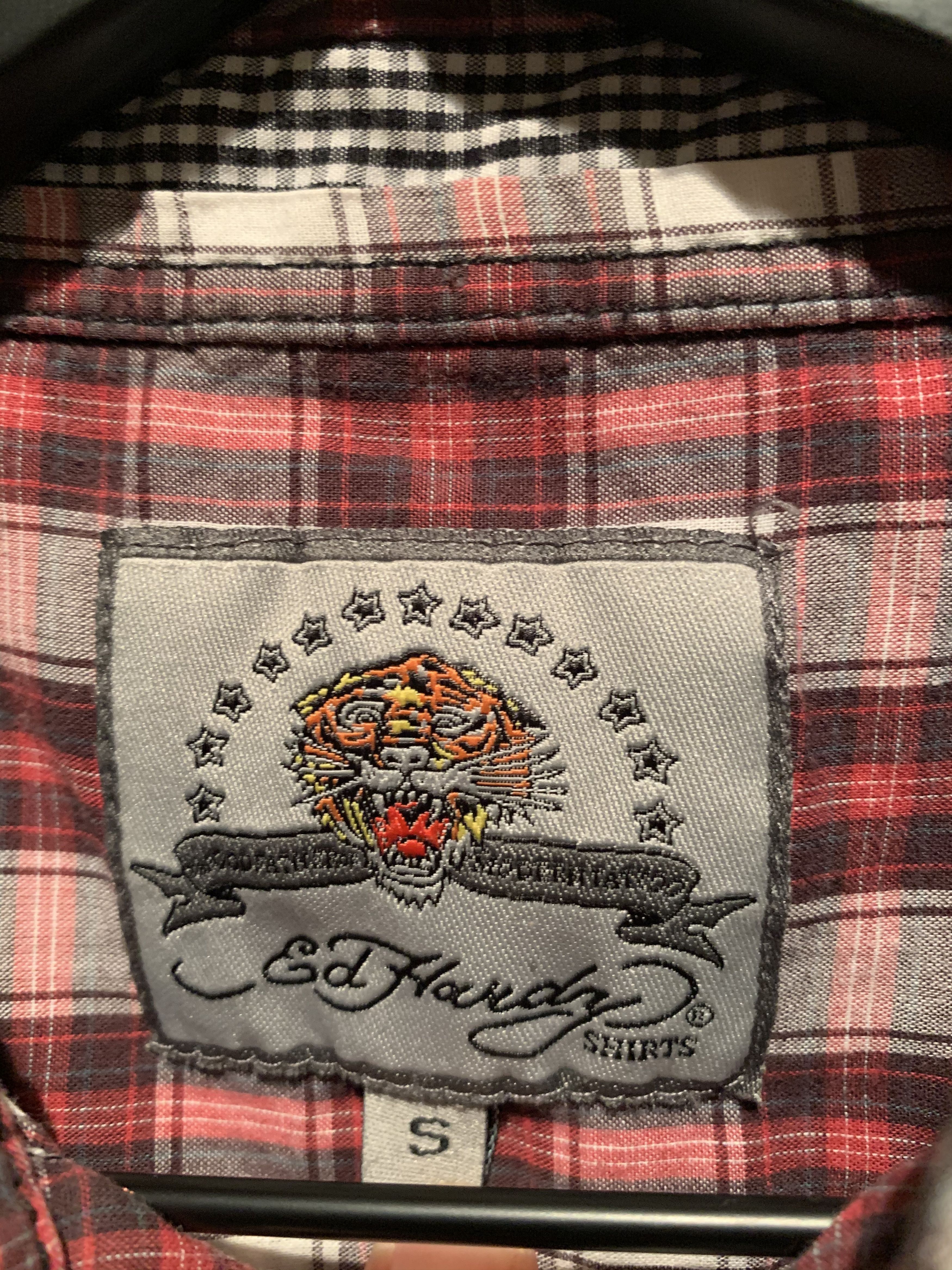 Ed Hardy *RARE* Vintage Ed Hardy Studded Embroidered Button Shirt - S Size US S / EU 44-46 / 1 - 8 Thumbnail