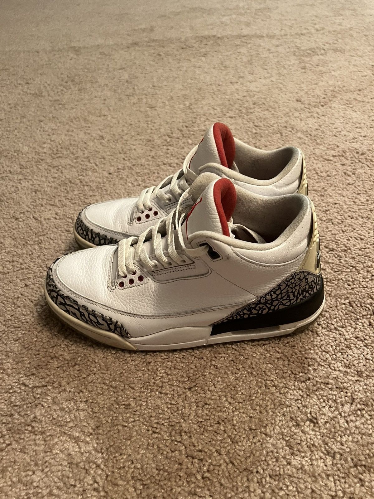 Jordan Brand Air Jordan 3 Retro White Cement ‘88 Dunk Contest (2013) Size US 8 / EU 41 - 3 Thumbnail