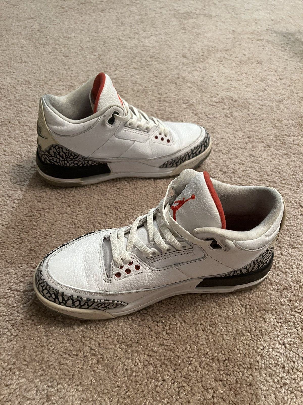 Jordan Brand Air Jordan 3 Retro White Cement ‘88 Dunk Contest (2013) Size US 8 / EU 41 - 6 Thumbnail