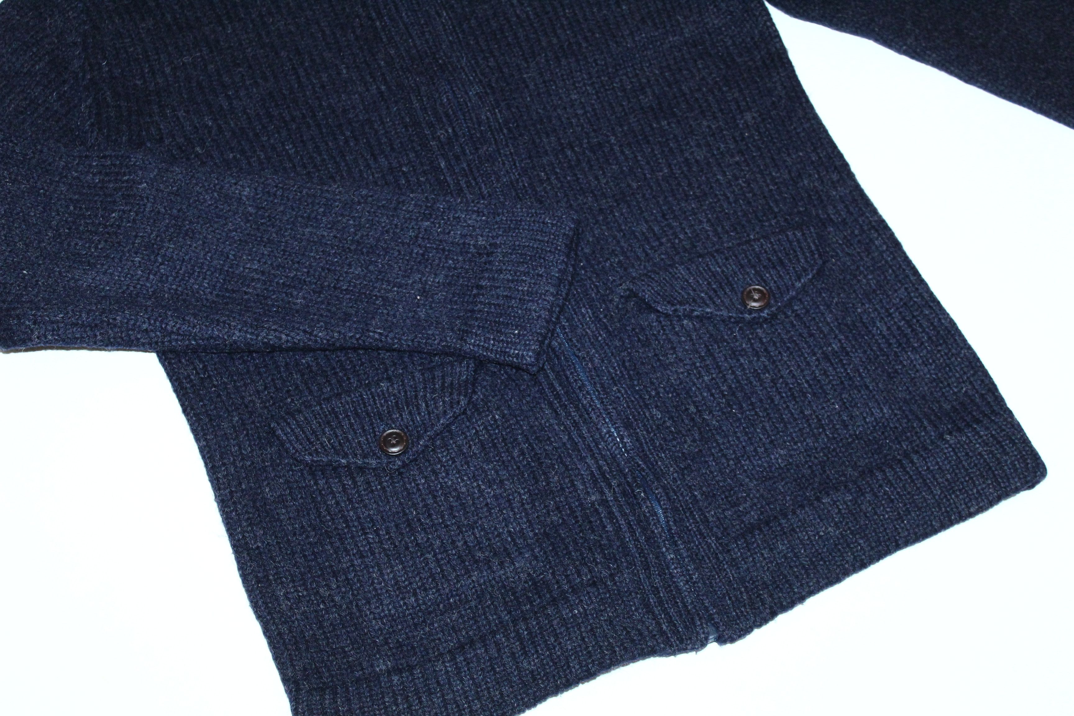 Japanese Brand VTG Majestic Legon Wool Rib Knit Zip Jacket Size US S / EU 44-46 / 1 - 4 Thumbnail