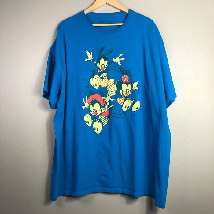 T-Shirt Animaniacs - Pinky And The Brain "Take Over The World" - Taglia L - Colore Nero - Maglia Ufficiale Con Licenza - 4