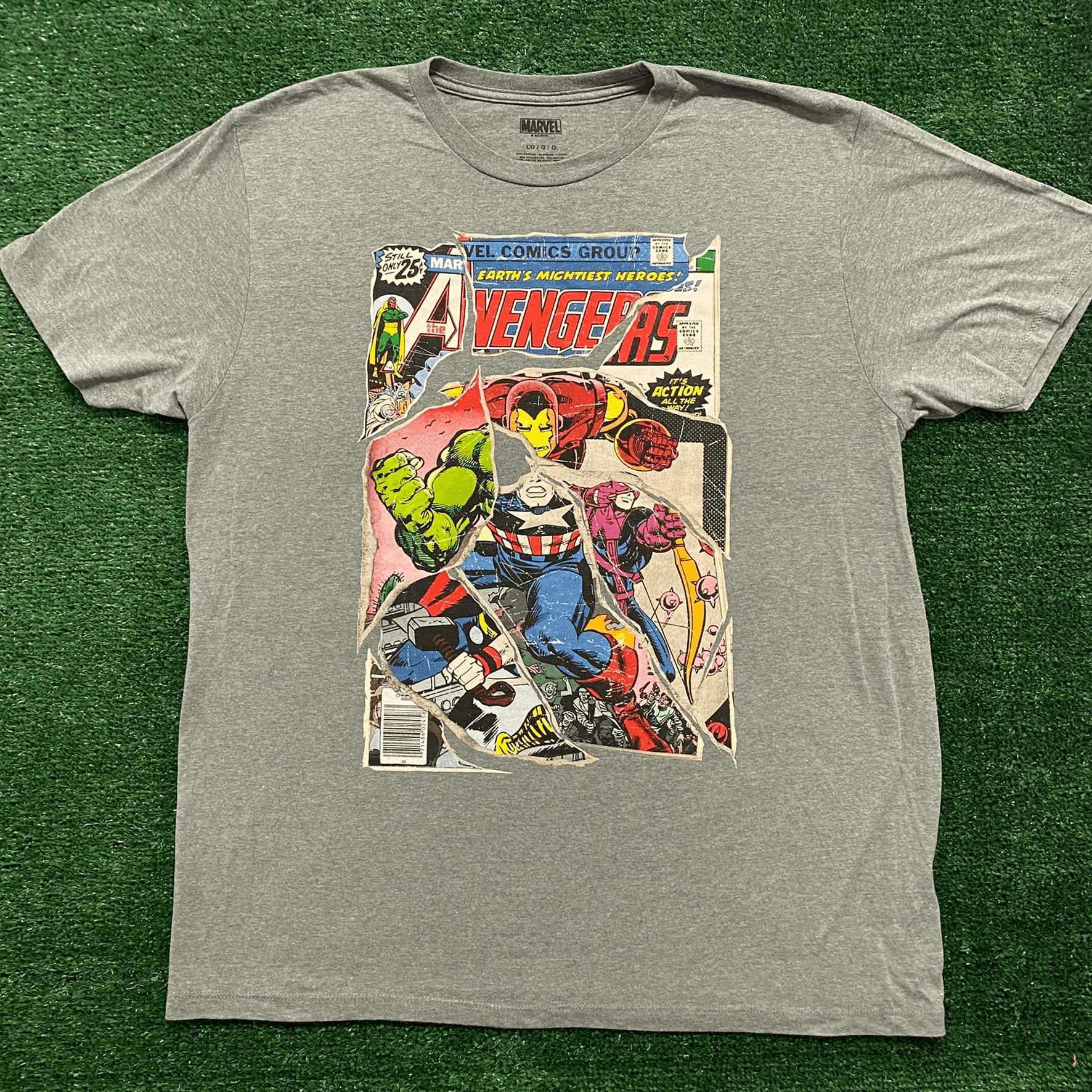 Vintage Marvel Avengers Vintage Y2K Comic T-Shirt | Grailed