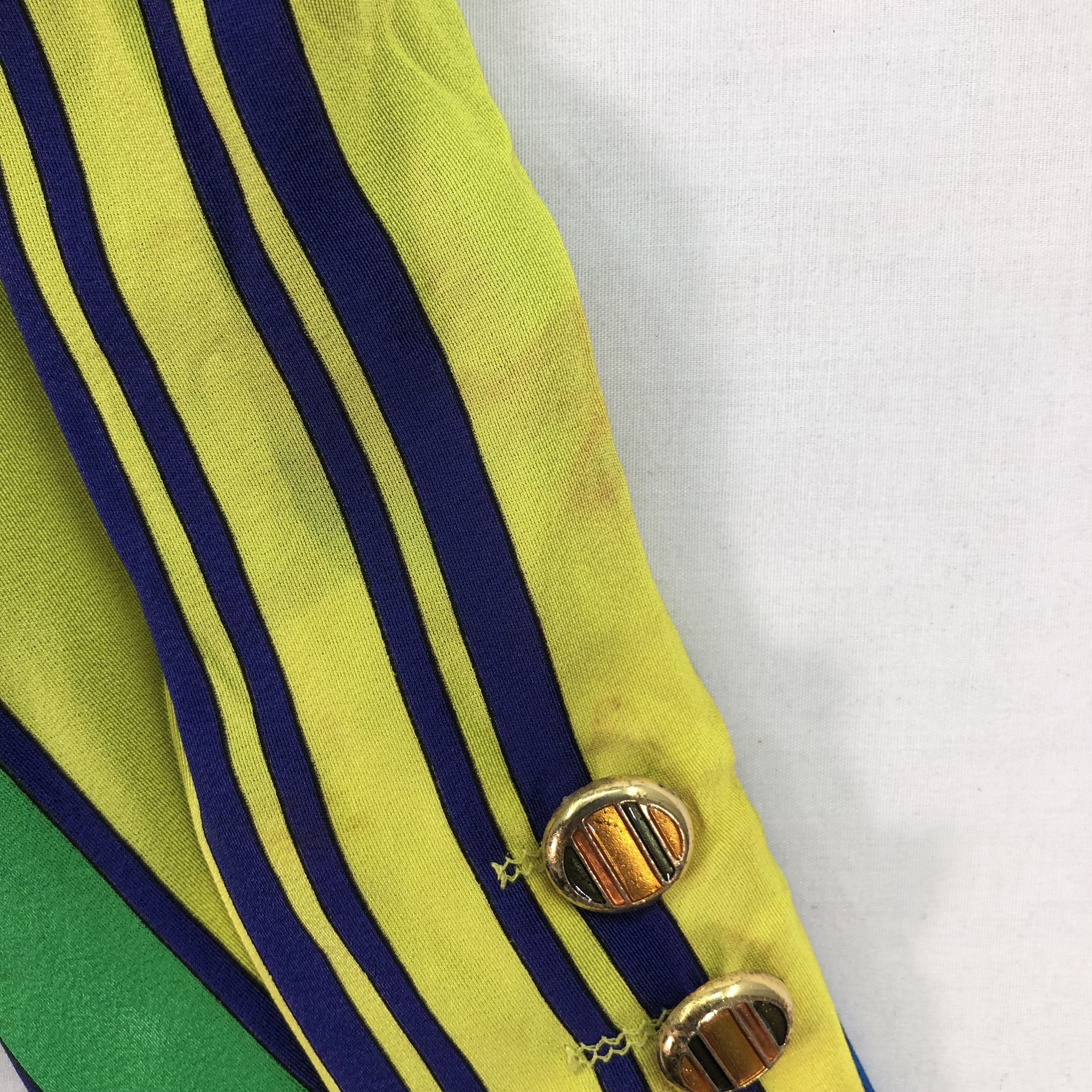 Versace INSTANTE VERSACE Multicolor Stripe Women Blazer Size S / US 4 / IT 40 - 9 Thumbnail