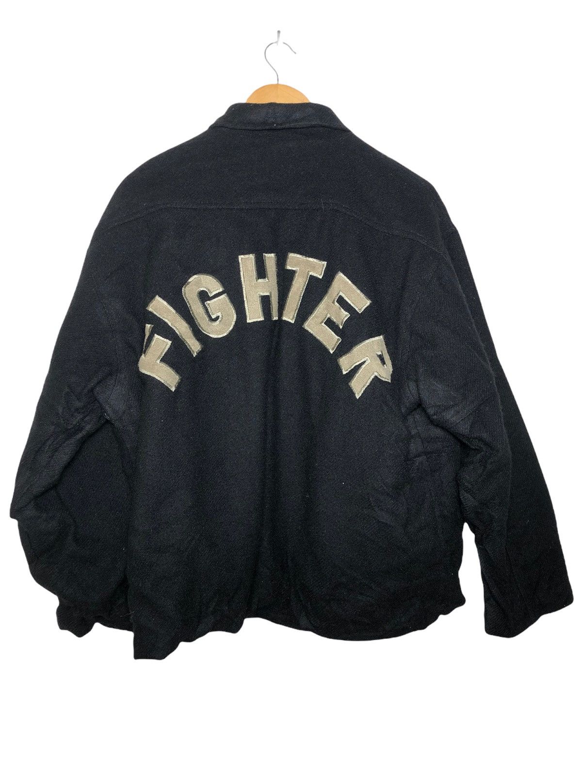 If Six Was Nine Vintage 90s Kearny house Stateleass Aviator wool jacket Size US L / EU 52-54 / 3 - 1 Thumbnail