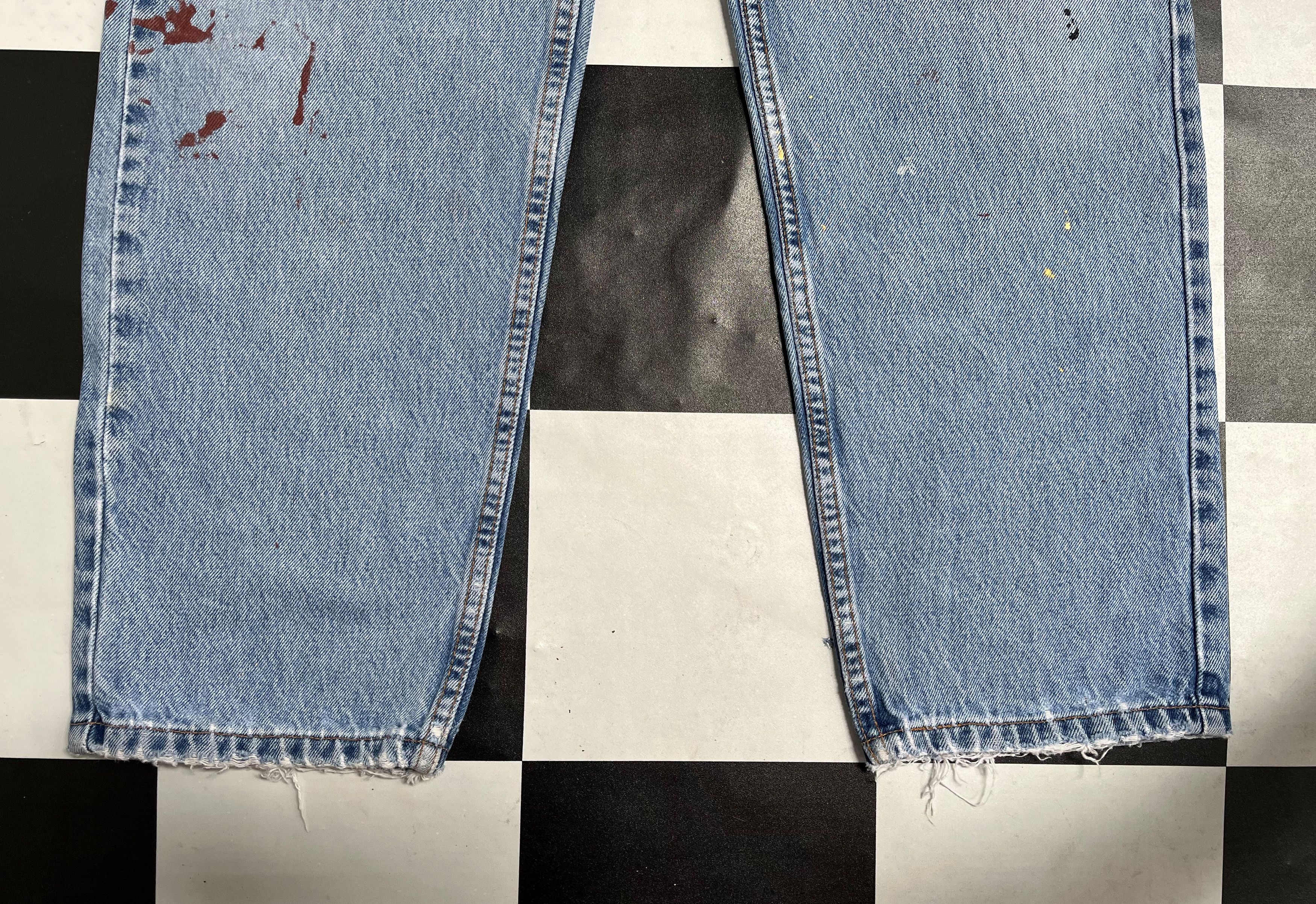 Levi's × Vintage Vintage 90s Levi's 560 Faded Distressed Denim Jeans L80 Size US 30 / EU 46 - 4 Thumbnail