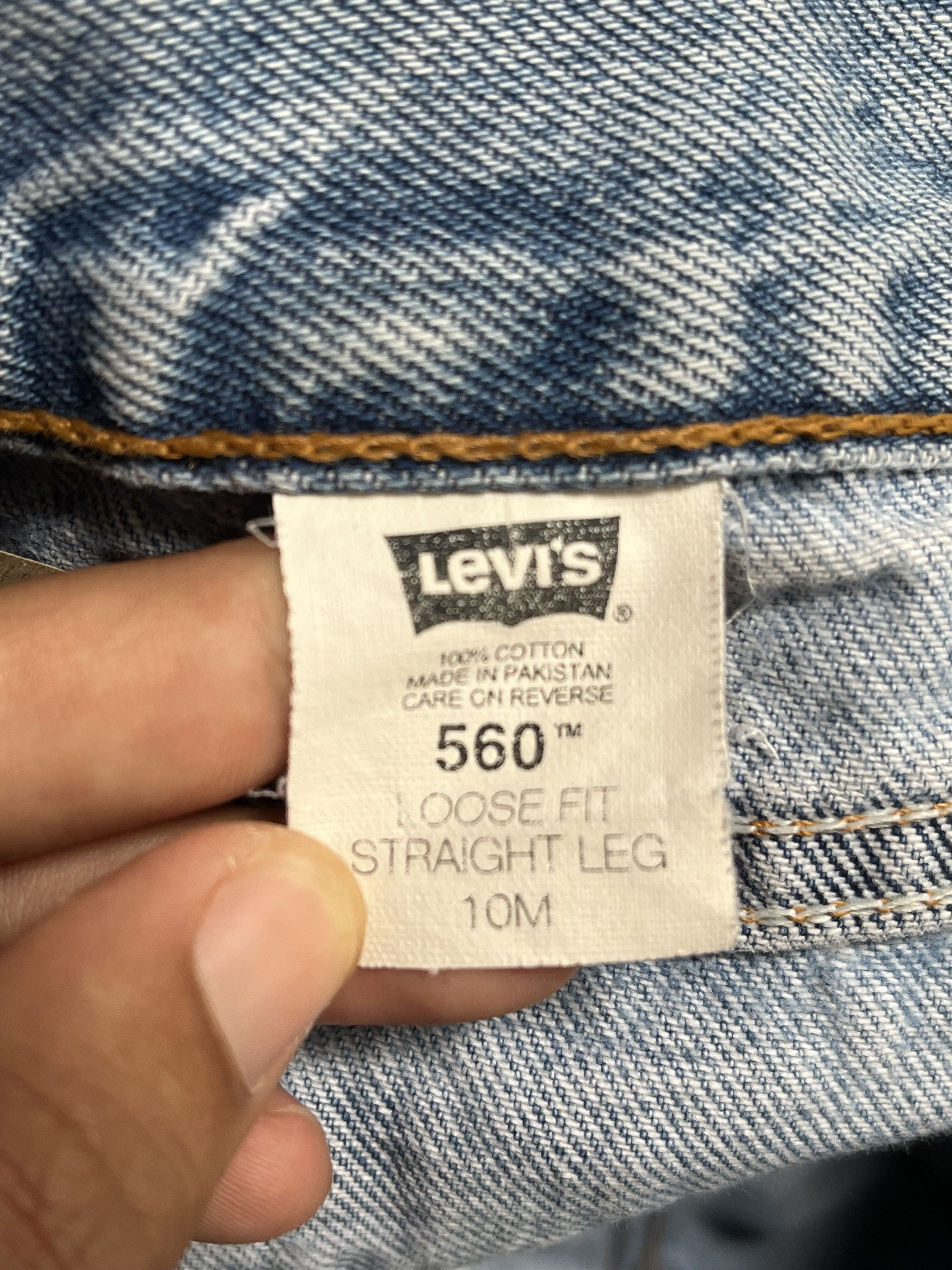 Levi's × Vintage Vintage 90s Levi's 560 Faded Distressed Denim Jeans L80 Size US 30 / EU 46 - 13 Thumbnail