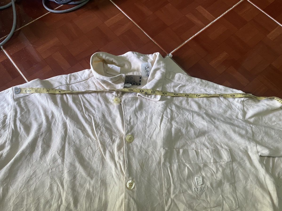 Fendi VINTAGE FENDI LOGO BUTTON DOWN Size US L / EU 52-54 / 3 - 5 Thumbnail