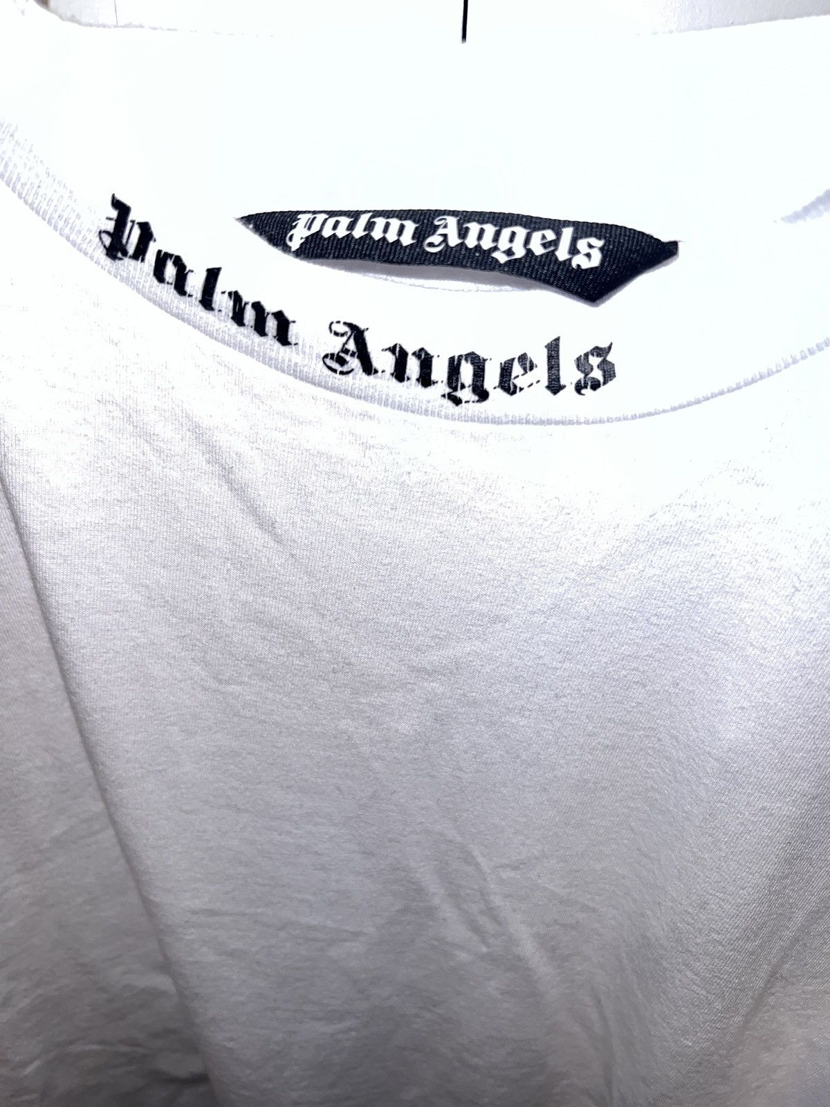 Palm Angels PALM ANGELS DOUBLED LOGO T-SHIRT SZM Size US M / EU 48-50 / 2 - 2 Thumbnail
