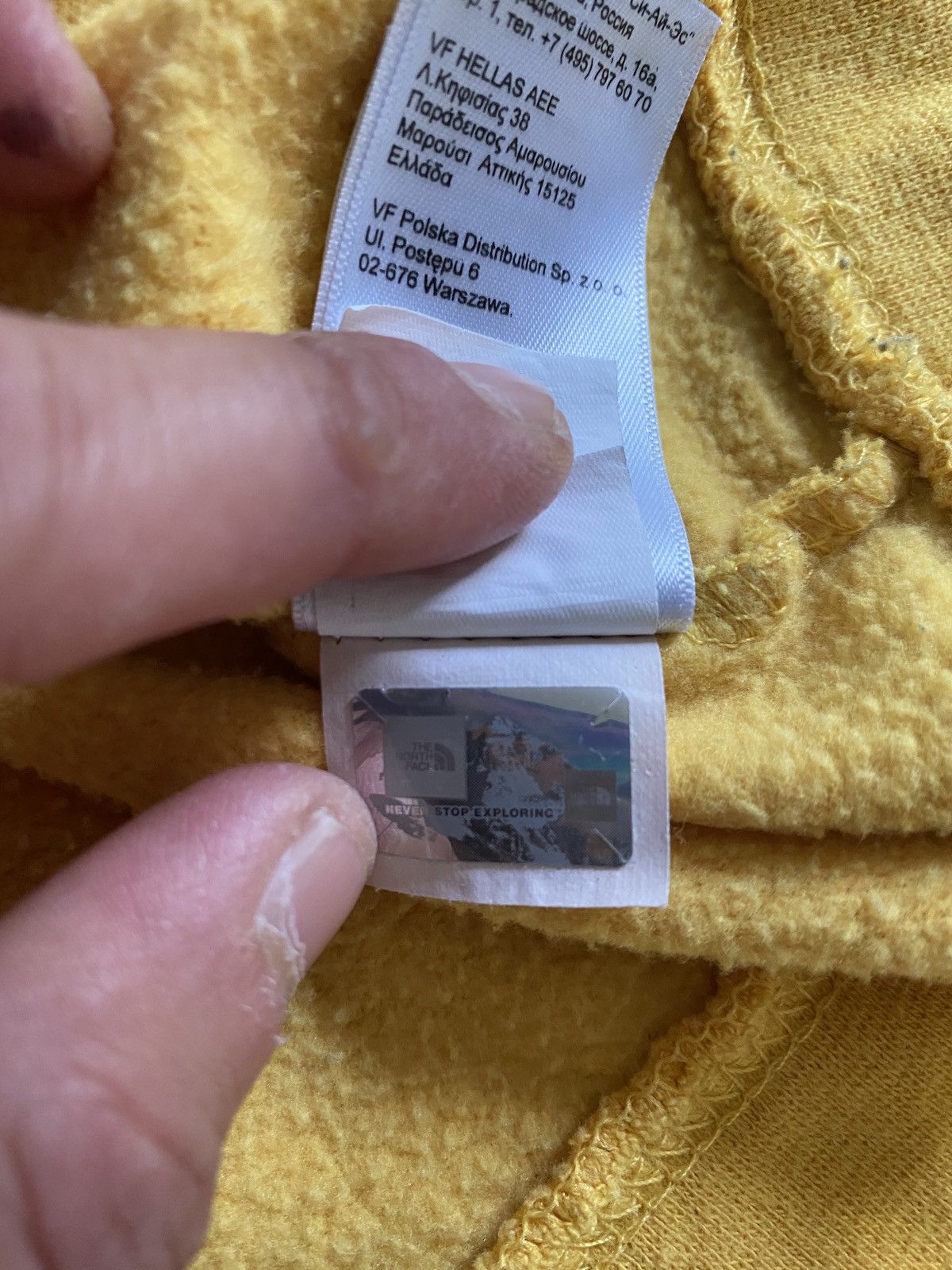 The North Face The North Face Yellow Hoodie Sweatshirt Size US M / EU 48-50 / 2 - 15 Thumbnail