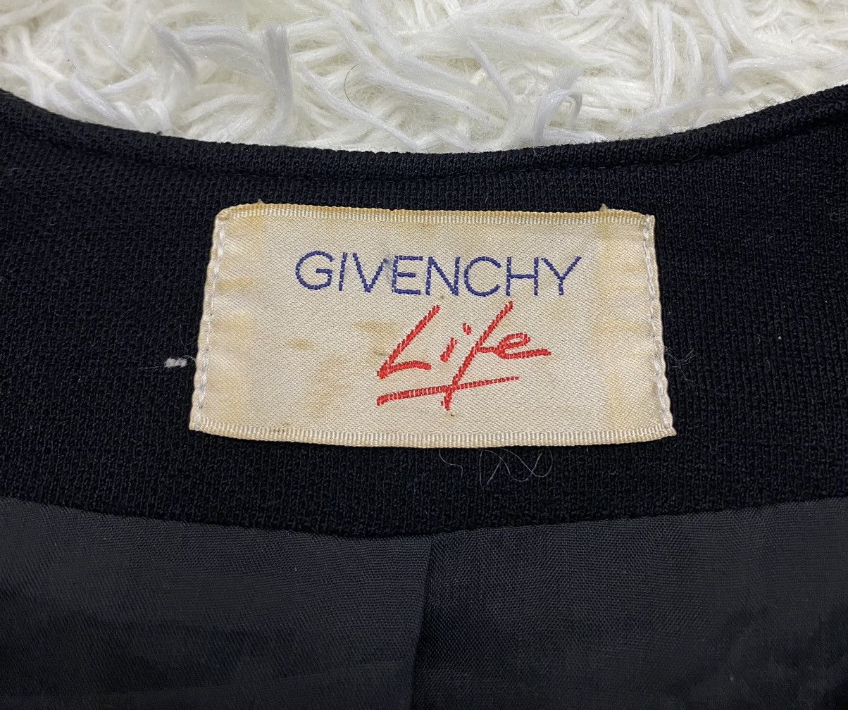 Givenchy Vintage Givenchy Wool Button Up Stripes Top Size M / US 6-8 / IT 42-44 - 10 Thumbnail