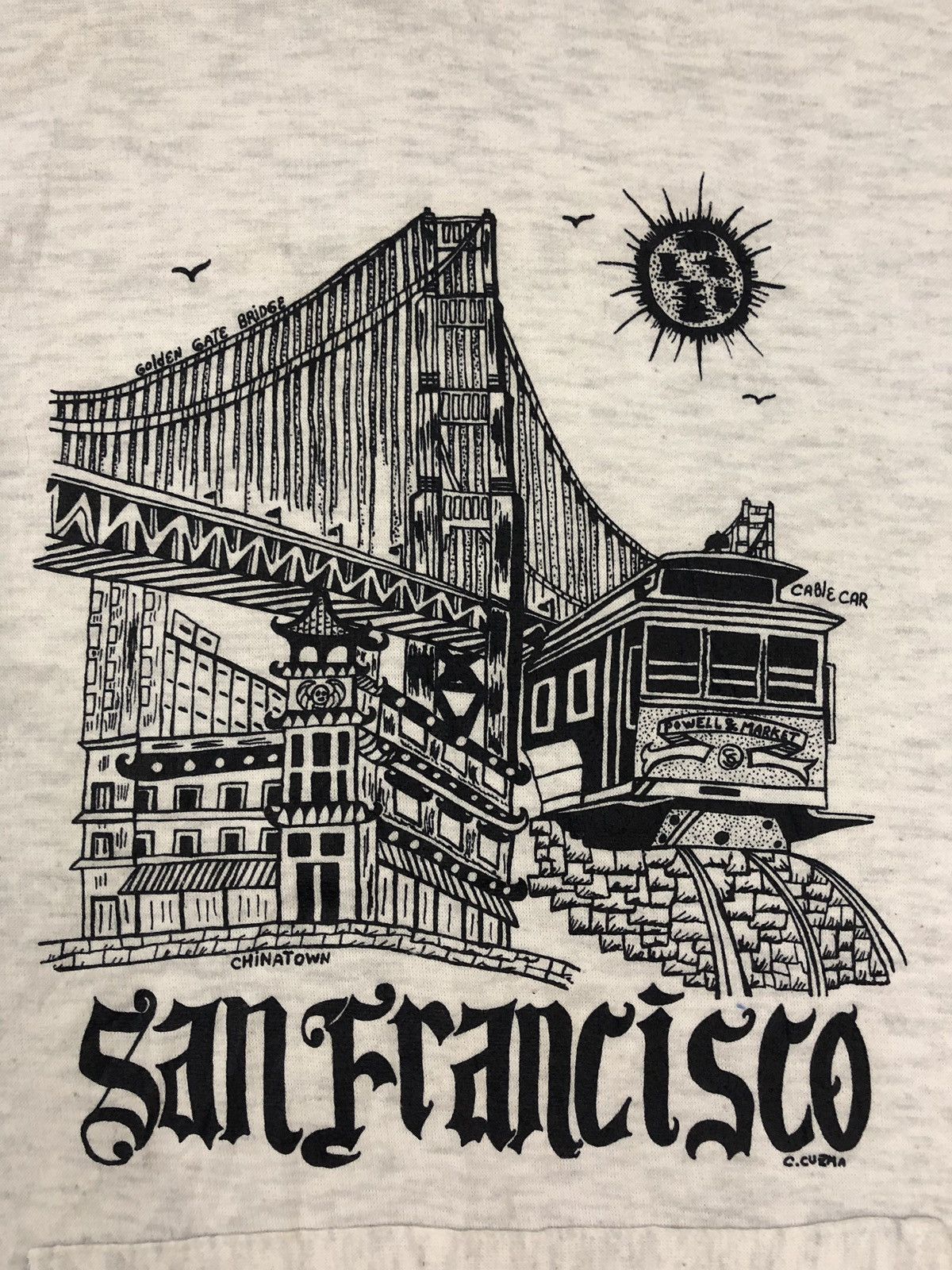 Vintage Vintage Hoodies San Francisco Made in USA Size US XL / EU 56 / 4 - 5 Thumbnail