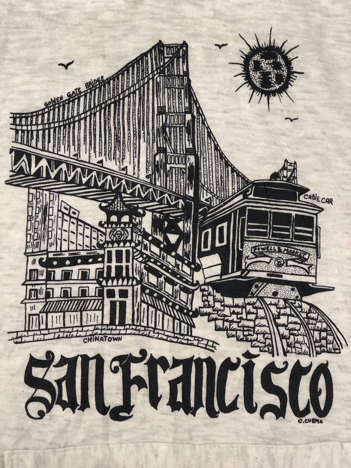 Vintage Vintage Hoodies San Francisco Made in USA Size US XL / EU 56 / 4 - 2 Thumbnail