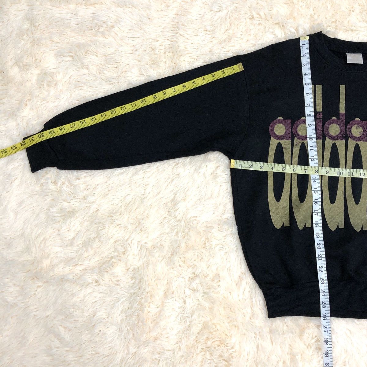 Adidas Vintage Adidas Sweatshirt Big Print Big Logo Size US L / EU 52-54 / 3 - 11 Thumbnail