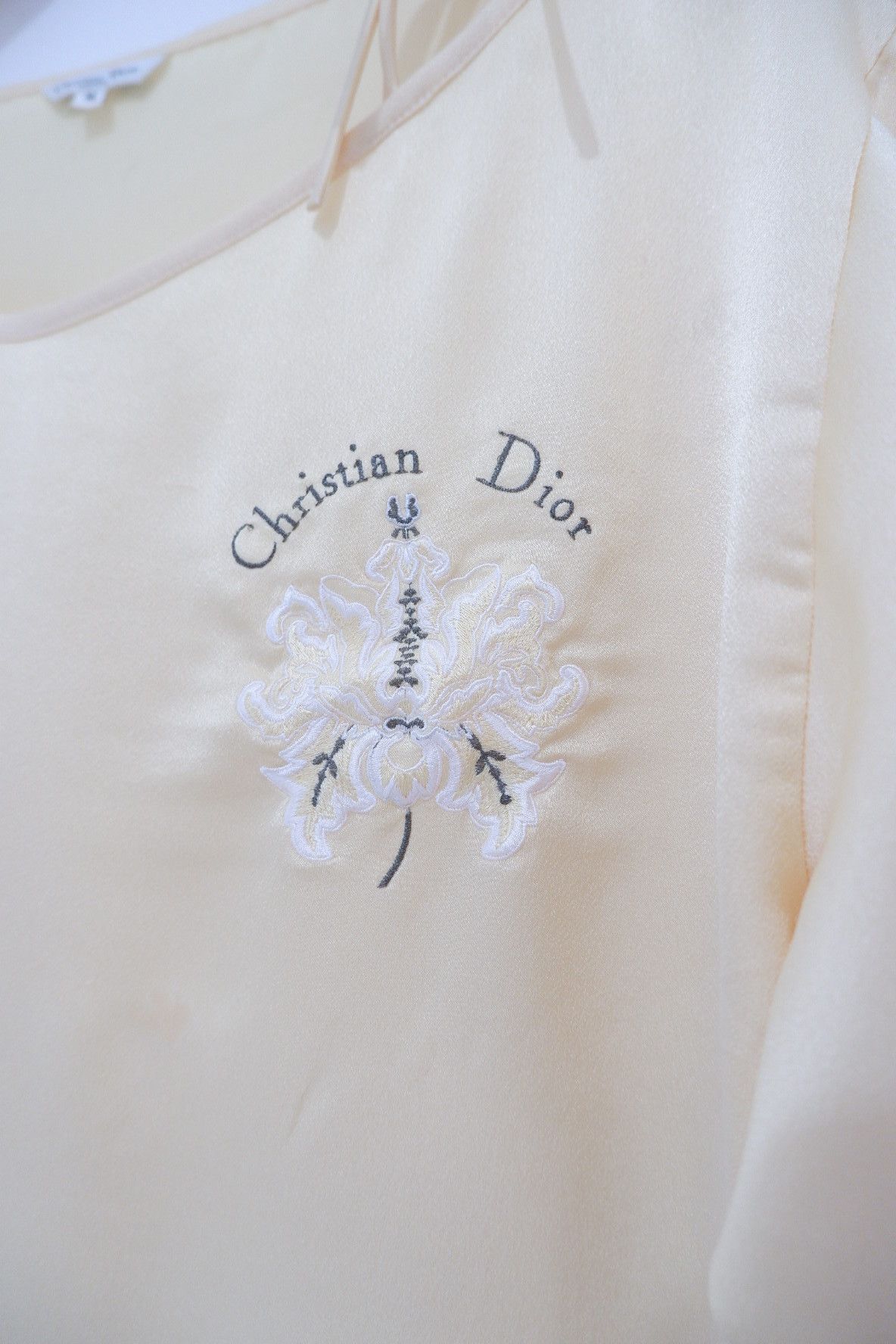 Christian Dior Monsieur Vintage Christian Dior Blouse Silk | Womens Size M / US 6-8 / IT 42-44 - 3 Thumbnail