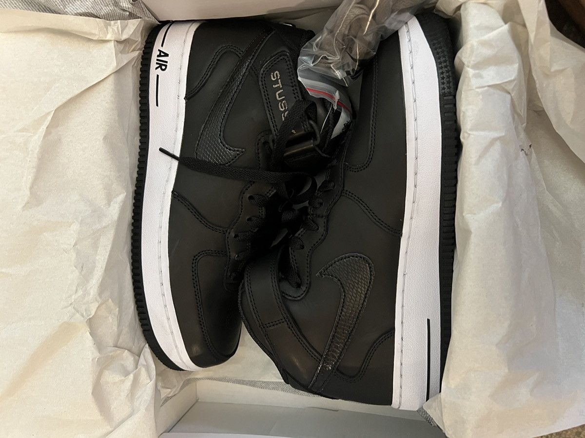 NEW Nike Stussy Air Force '07 Mid SP Black DJ7840 001