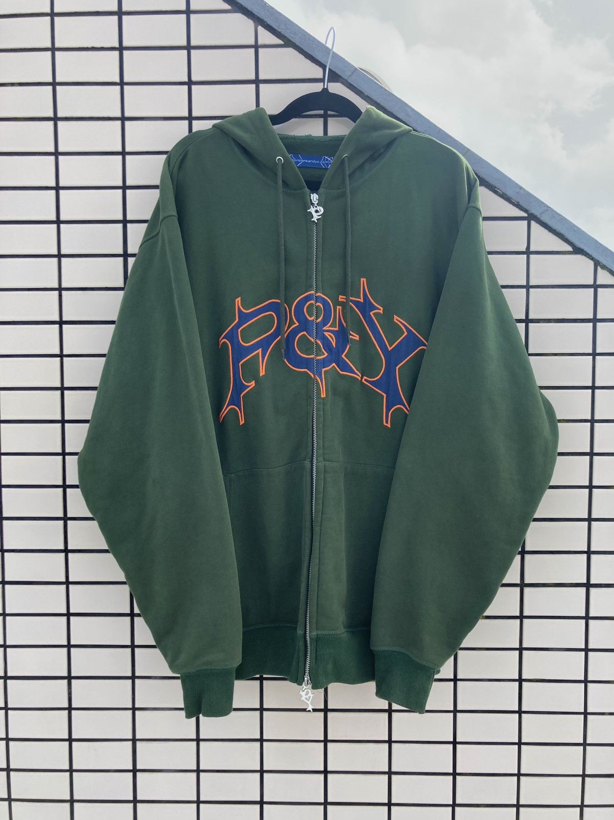 品数豊富 Punk Large Punk and yo BLUE P&Y Camo HOODIE ASAT ZIP ...