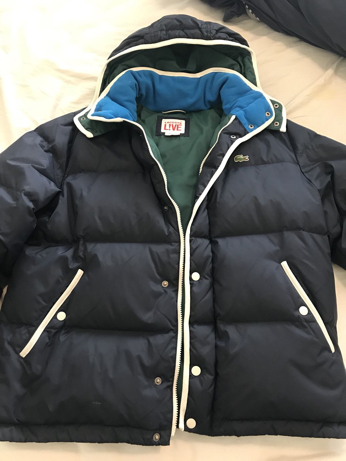 Lacoste live puffer jacket best sale