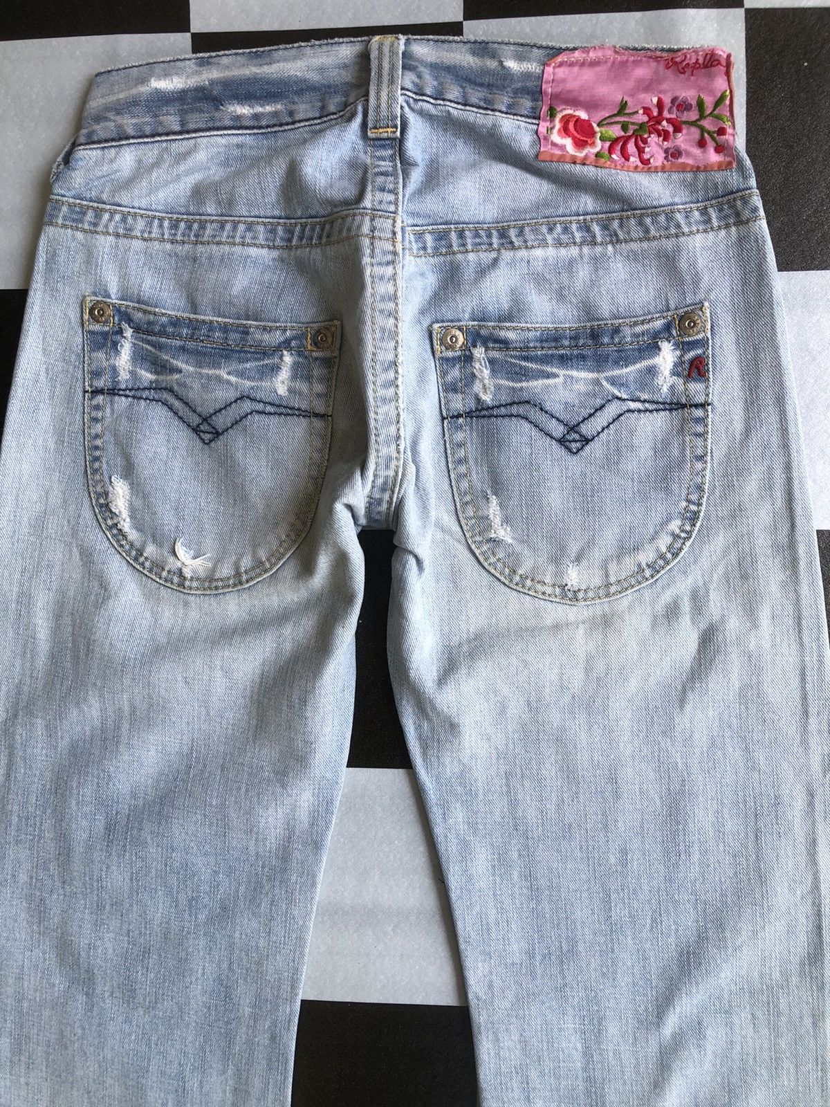 Replay vintage REPLAY DENIM BOOTCUT STYLE JEANS Size 30" / US 8 / IT 44 - 4 Thumbnail