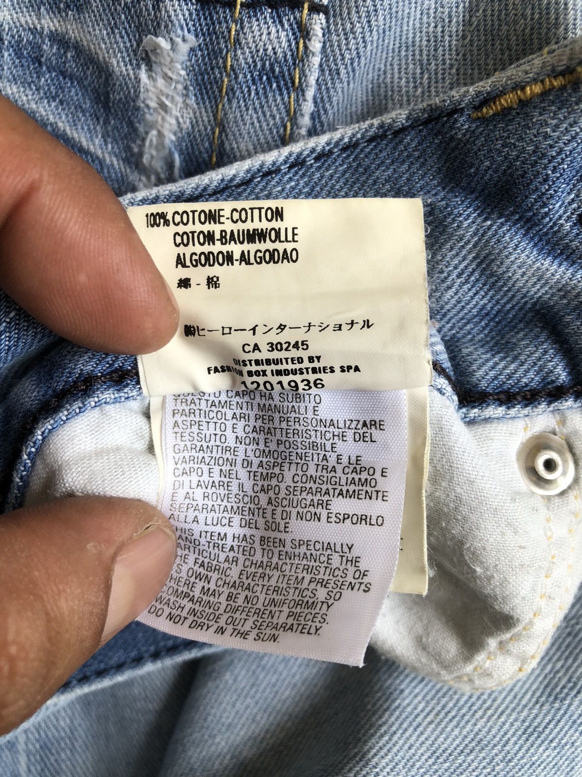 Replay vintage REPLAY DENIM BOOTCUT STYLE JEANS Size 30" / US 8 / IT 44 - 10 Thumbnail