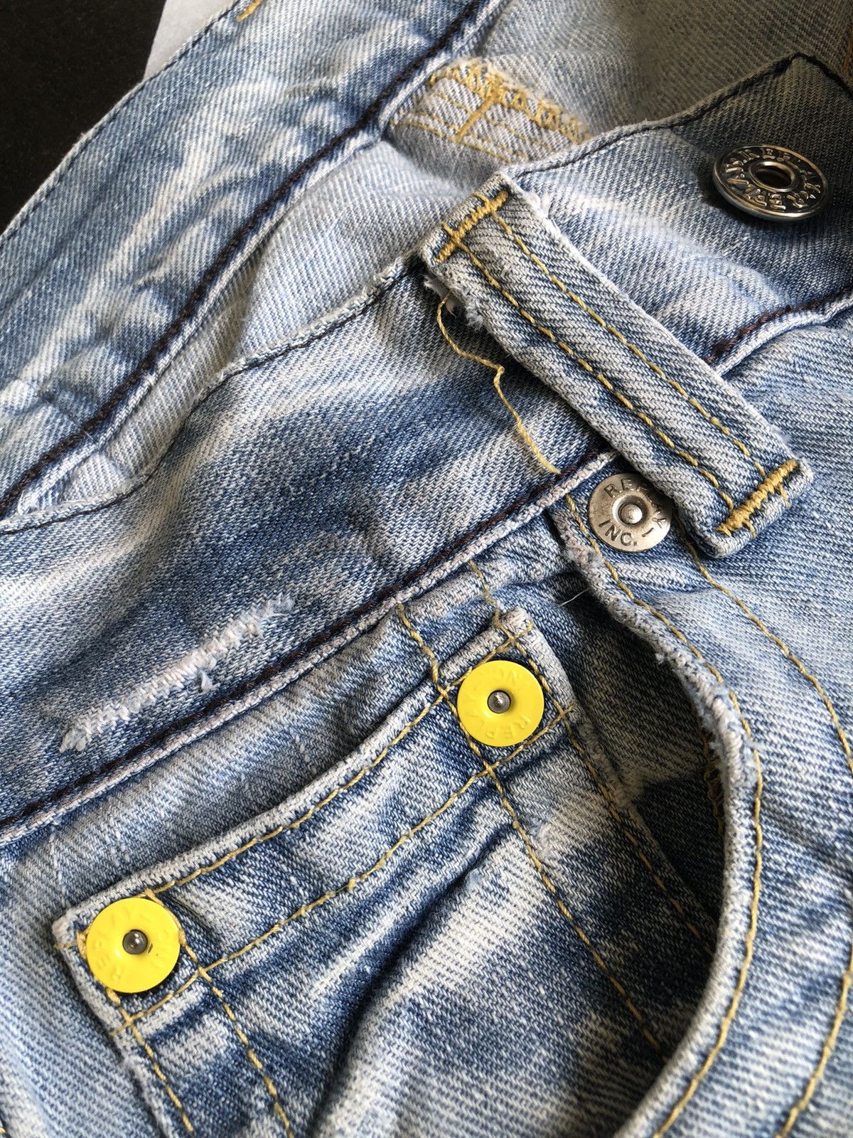 Replay vintage REPLAY DENIM BOOTCUT STYLE JEANS Size 30" / US 8 / IT 44 - 8 Thumbnail