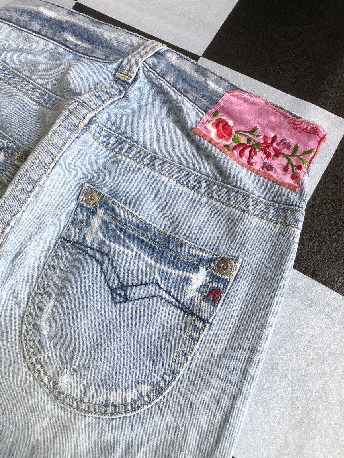 Replay vintage REPLAY DENIM BOOTCUT STYLE JEANS Size 30" / US 8 / IT 44 - 5 Thumbnail