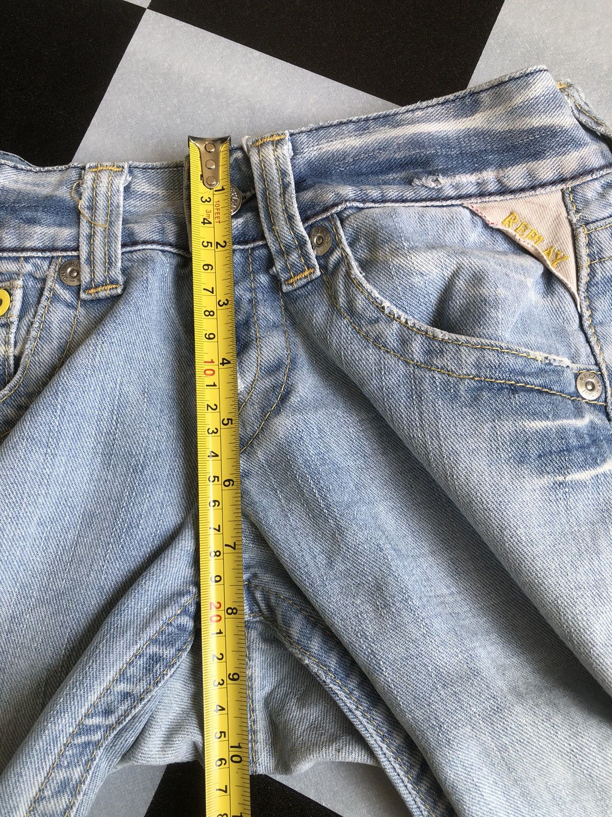 Replay vintage REPLAY DENIM BOOTCUT STYLE JEANS Size 30" / US 8 / IT 44 - 16 Thumbnail