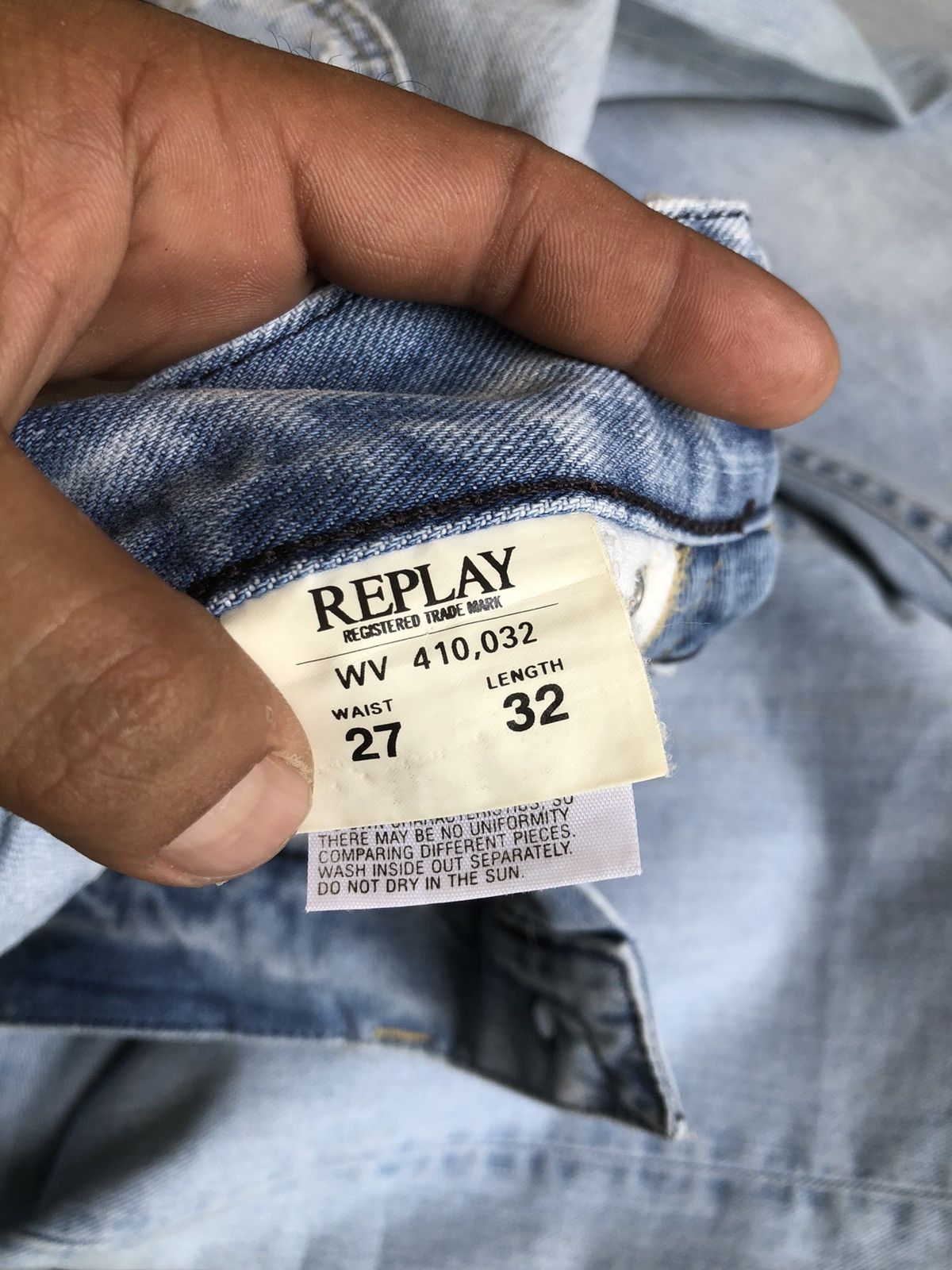 Replay vintage REPLAY DENIM BOOTCUT STYLE JEANS Size 30" / US 8 / IT 44 - 9 Thumbnail