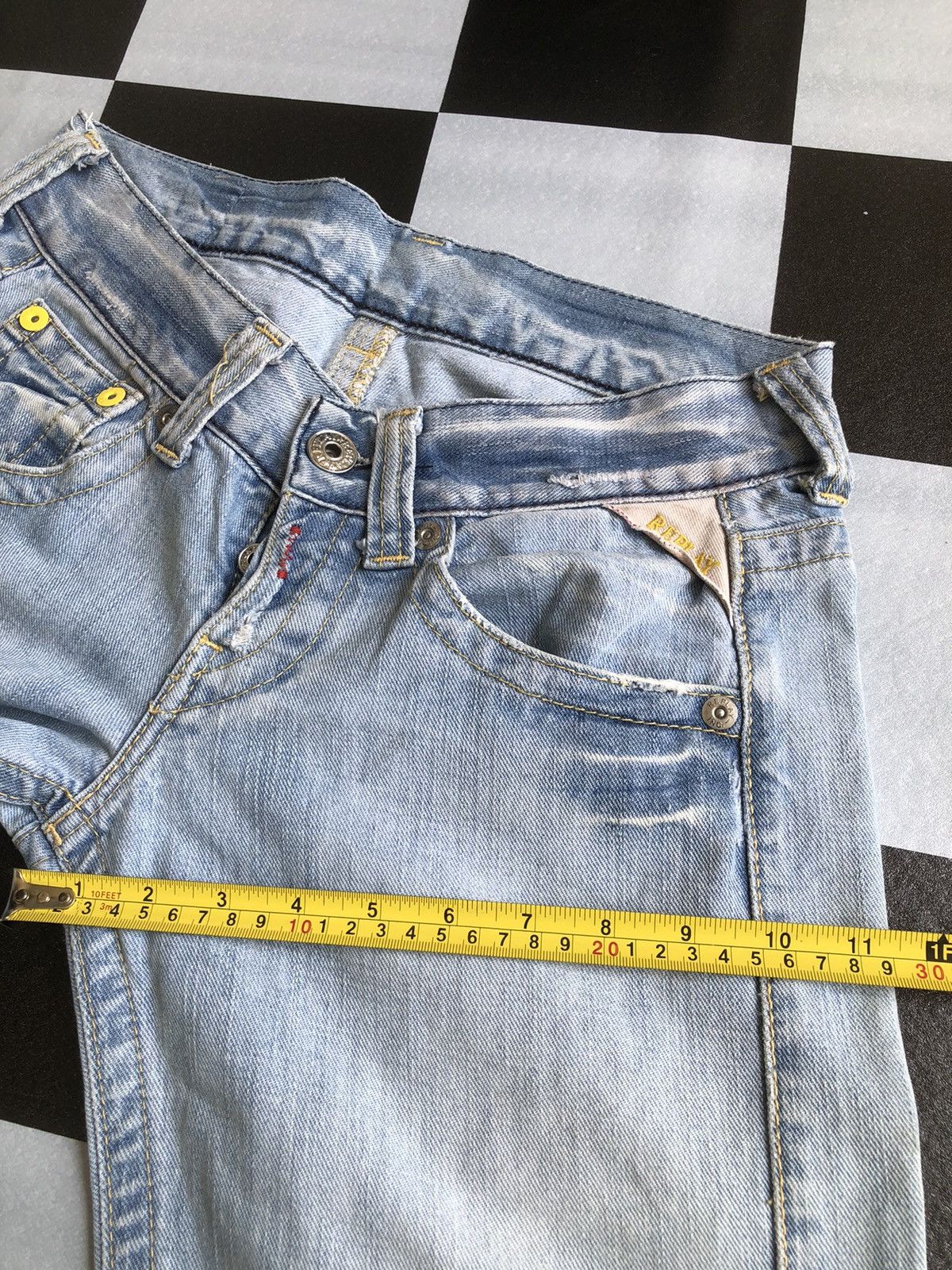 Replay vintage REPLAY DENIM BOOTCUT STYLE JEANS Size 30" / US 8 / IT 44 - 15 Thumbnail