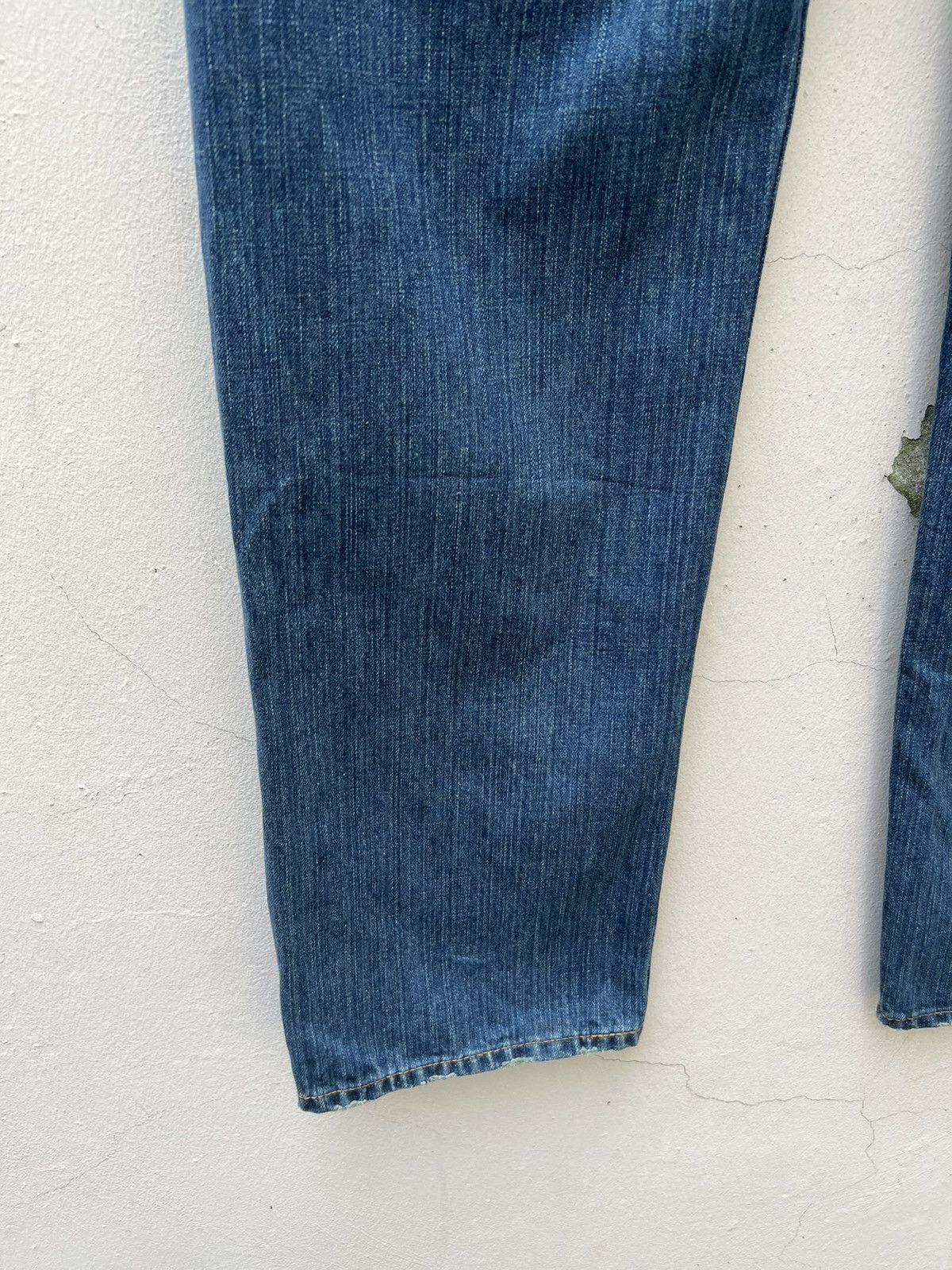 Dragonfly Karakuri Japan Koi Embroidery Denim Jeans Size US 32 / EU 48 - 16 Thumbnail