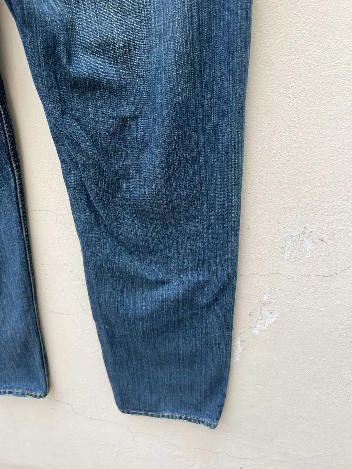 Dragonfly Karakuri Japan Koi Embroidery Denim Jeans Size US 32 / EU 48 - 19 Thumbnail