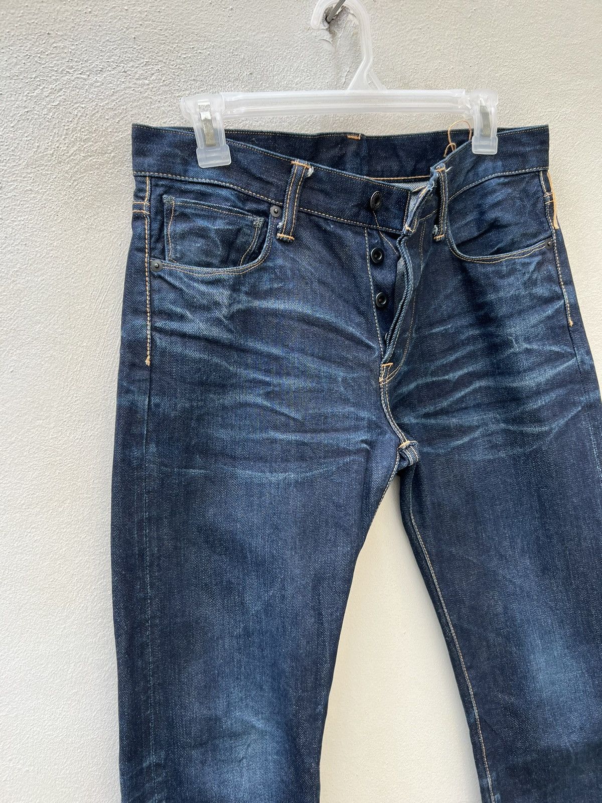 KURO Kuro Japan Fade Indigo Denim Redline Selvedge Jeans Size US 29 - 8 Thumbnail
