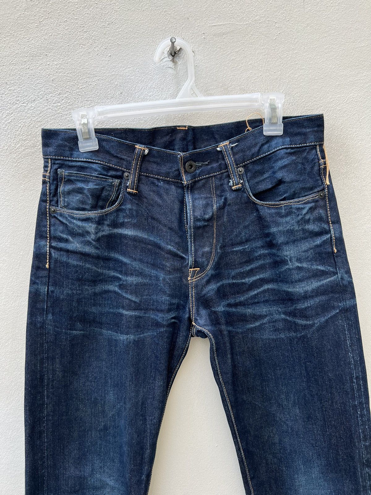 KURO Kuro Japan Fade Indigo Denim Redline Selvedge Jeans Size US 29 - 7 Thumbnail