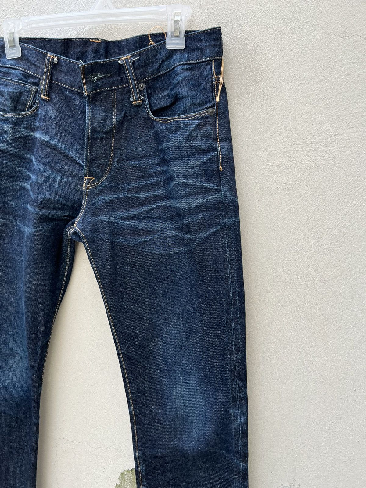 KURO Kuro Japan Fade Indigo Denim Redline Selvedge Jeans Size US 29 - 10 Thumbnail