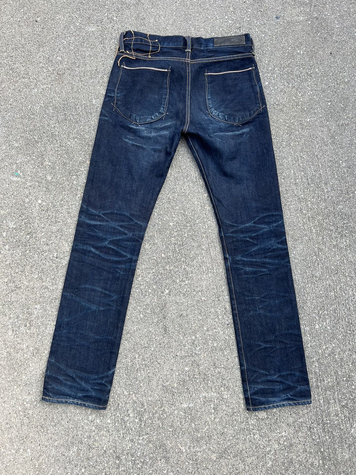 KURO Kuro Japan Fade Indigo Denim Redline Selvedge Jeans Size US 29 - 5 Thumbnail