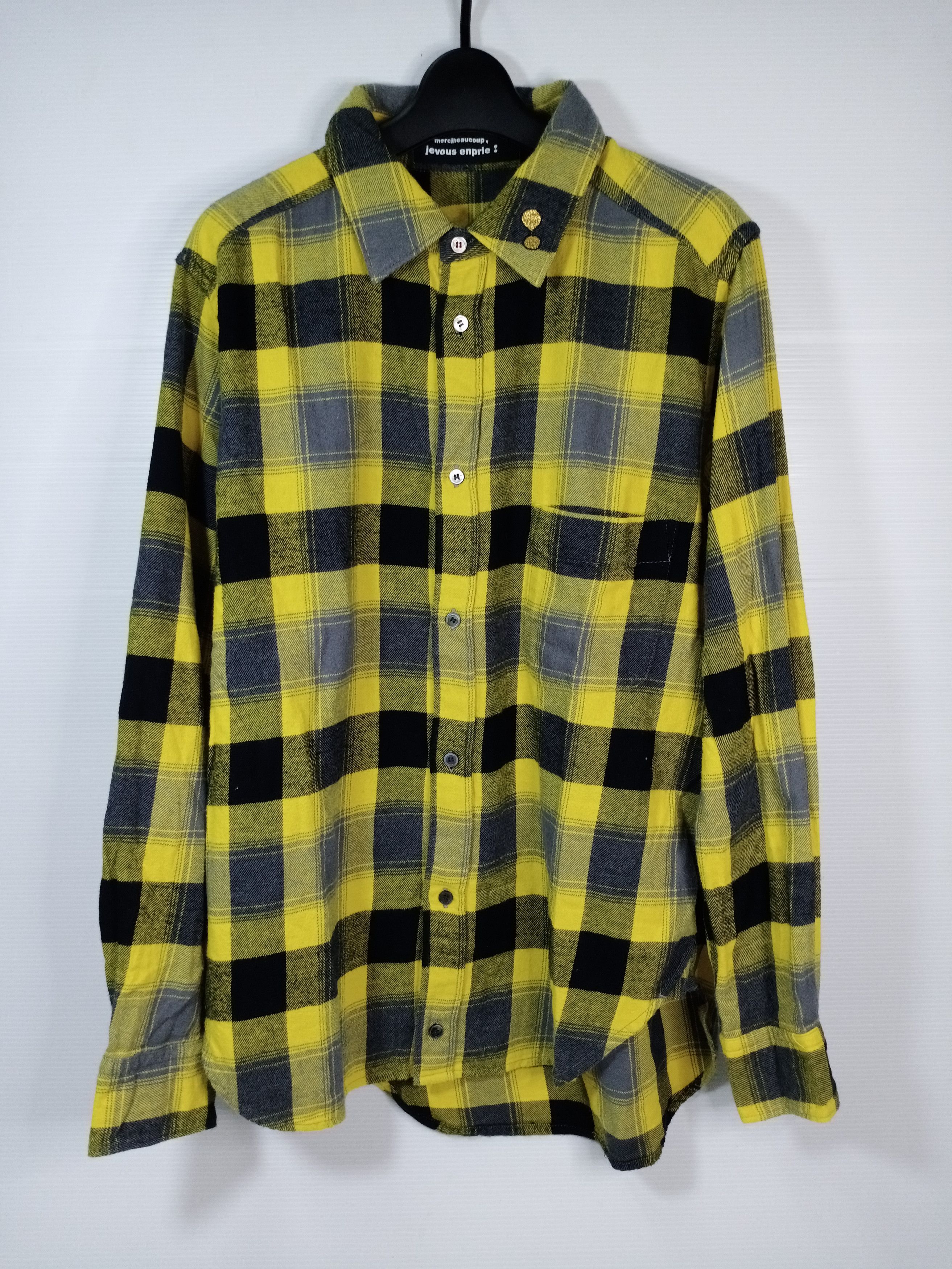Flannel mercibeaucoup button up flannel.. by issey miyake Size US L / EU 52-54 / 3 - 1 Thumbnail