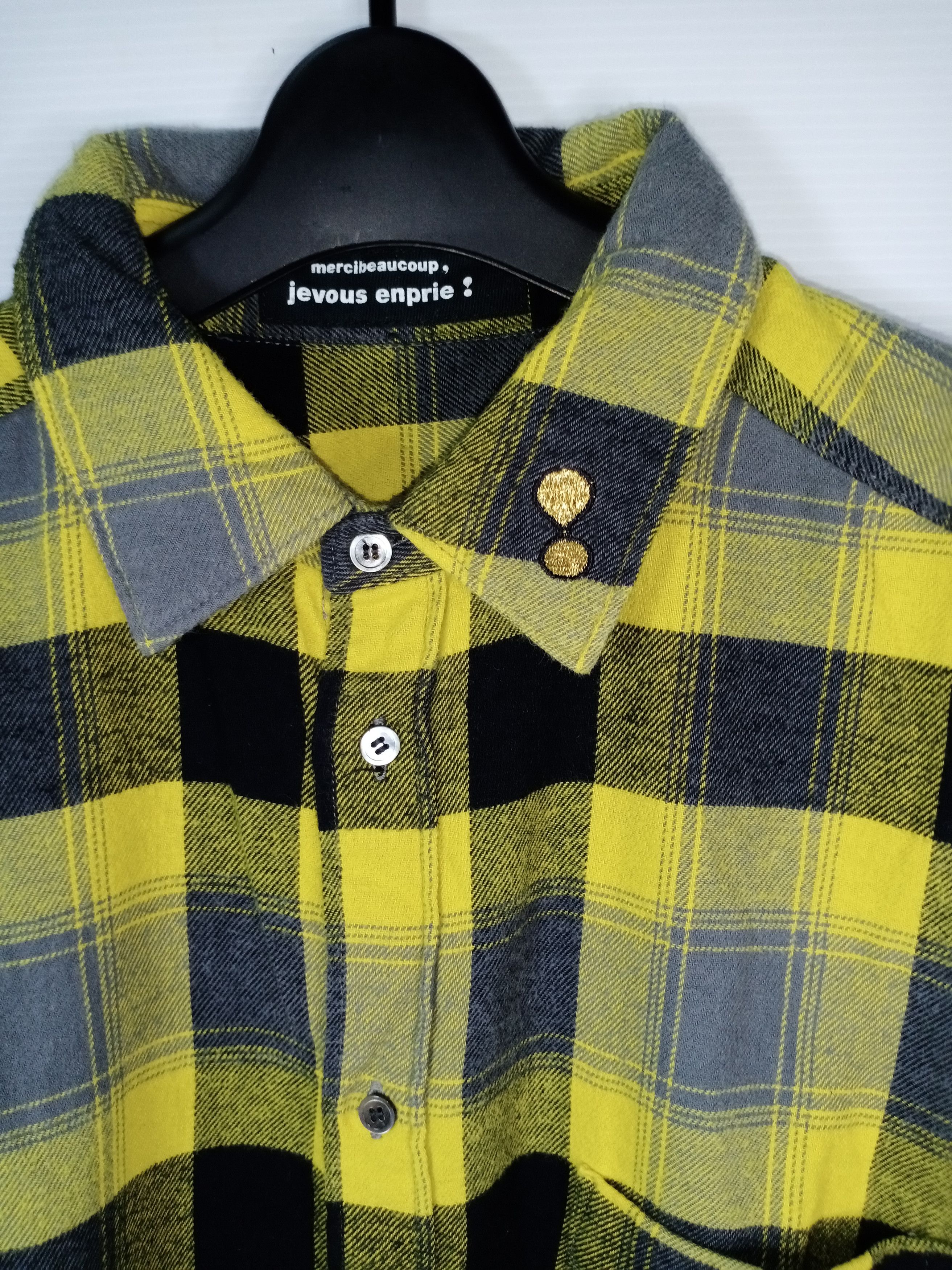 Flannel mercibeaucoup button up flannel.. by issey miyake Size US L / EU 52-54 / 3 - 5 Thumbnail