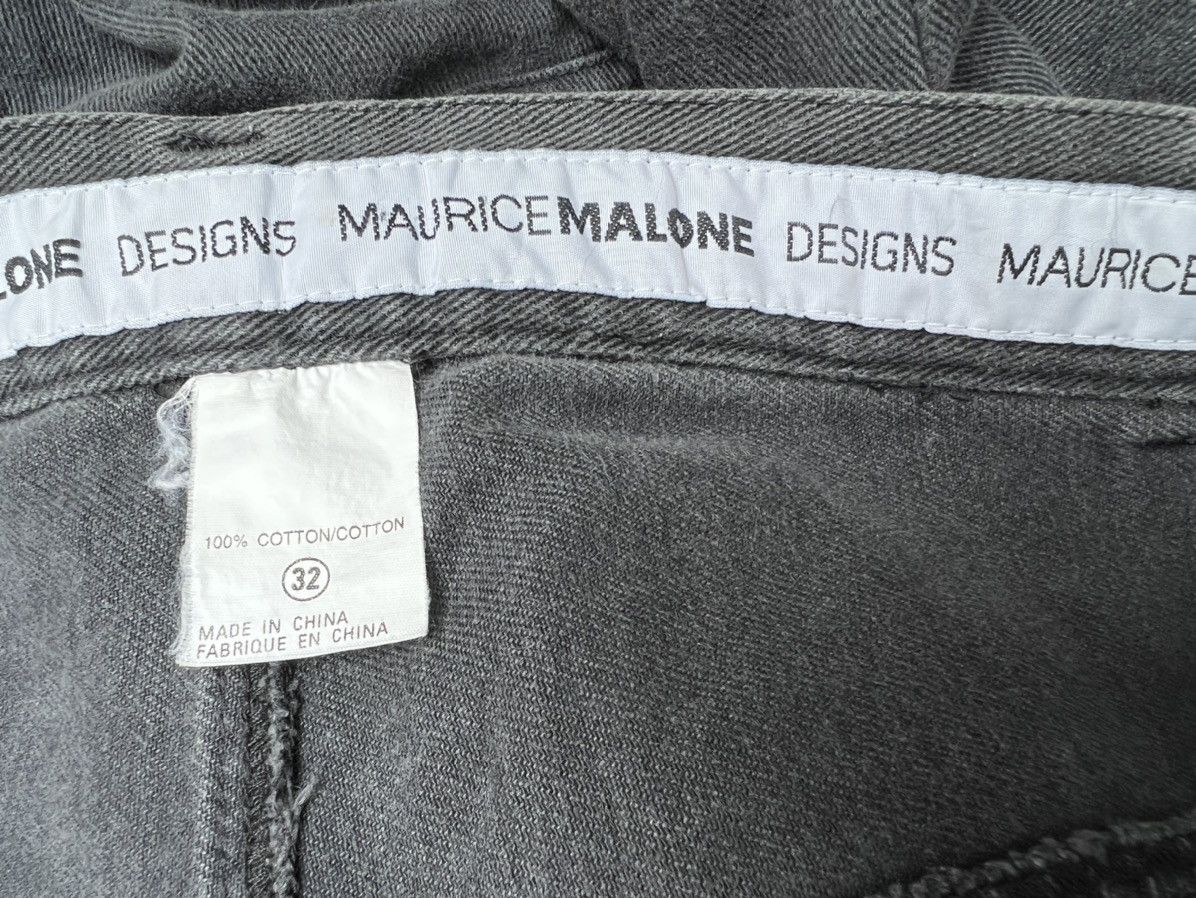 Rap Tees Vintage 90s MAURICE MALONE Fade Black Denim Baggy Raps Jeans Size US 32 / EU 48 - 21 Thumbnail