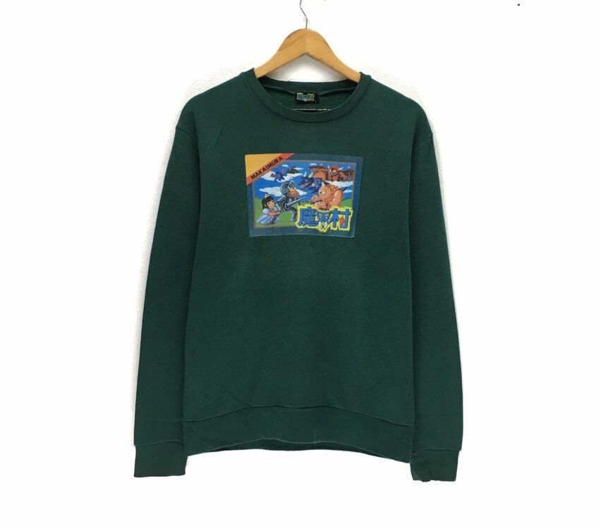Makaimura Goblin & Ghost Crewneck Sweatshirt Big Logo